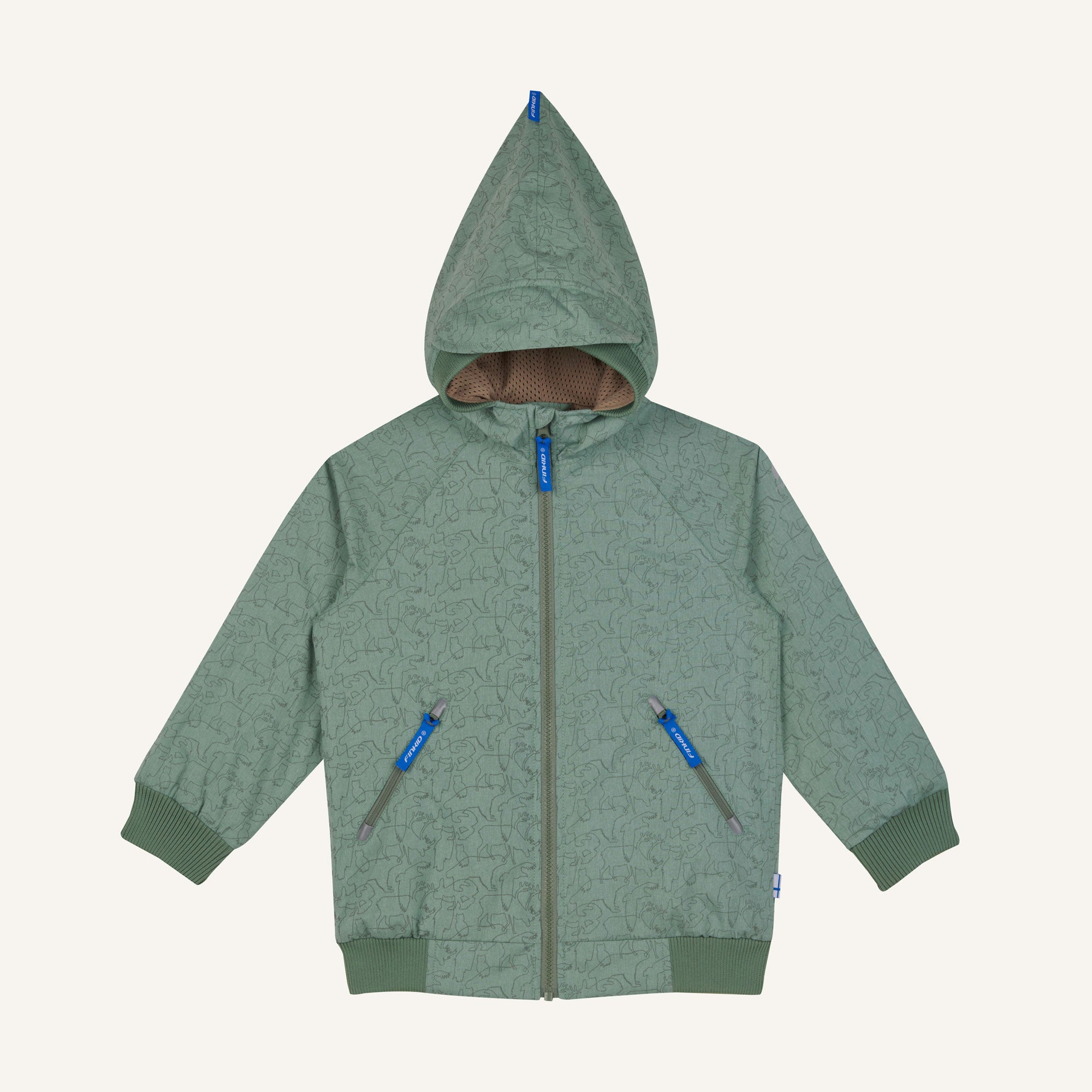 finkid-husky-tallessa-outdoorjacke-terra-cotta-reflektierend image 7