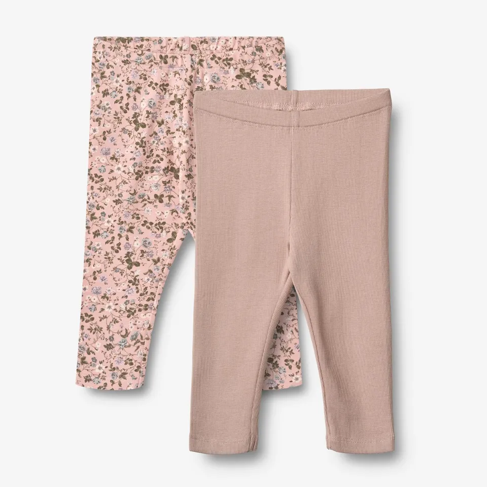 wheat-jules-leggings-2er-pack-rose-powder-baby-bio-baumwolle image 1