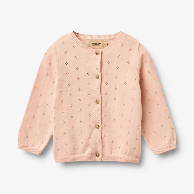 wheat-knit-cardigan-maia-strickjacke-powder-bio-baumwolle image 1
