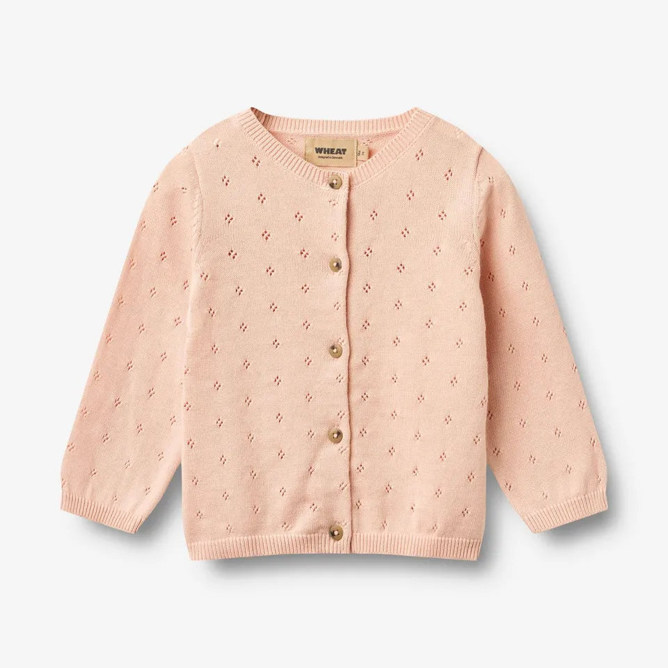 wheat-knit-cardigan-maia-strickjacke-powder-bio-baumwolle image 1