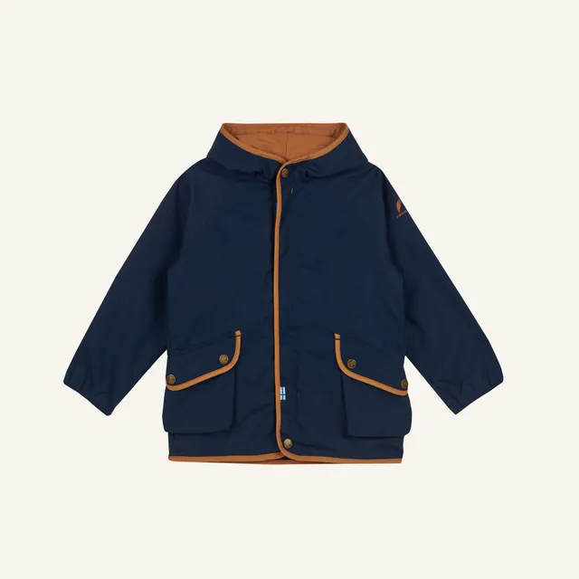 finkid-husky-ilma-outdoorjacke-kinder-baumwolle-navy image 1