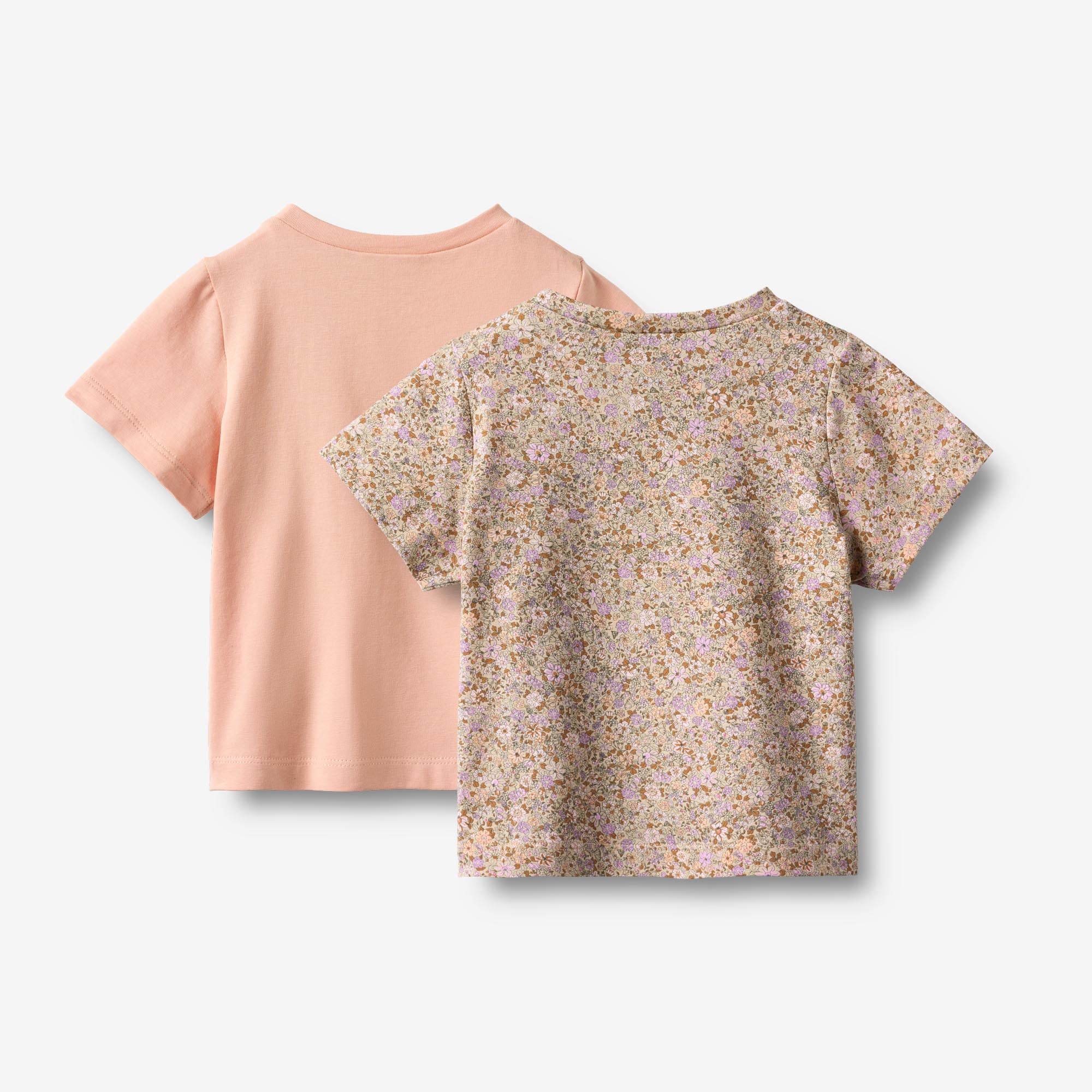 wheat-manna-t-shirt-2er-lilac-flower-meadow-baby-bio image 2