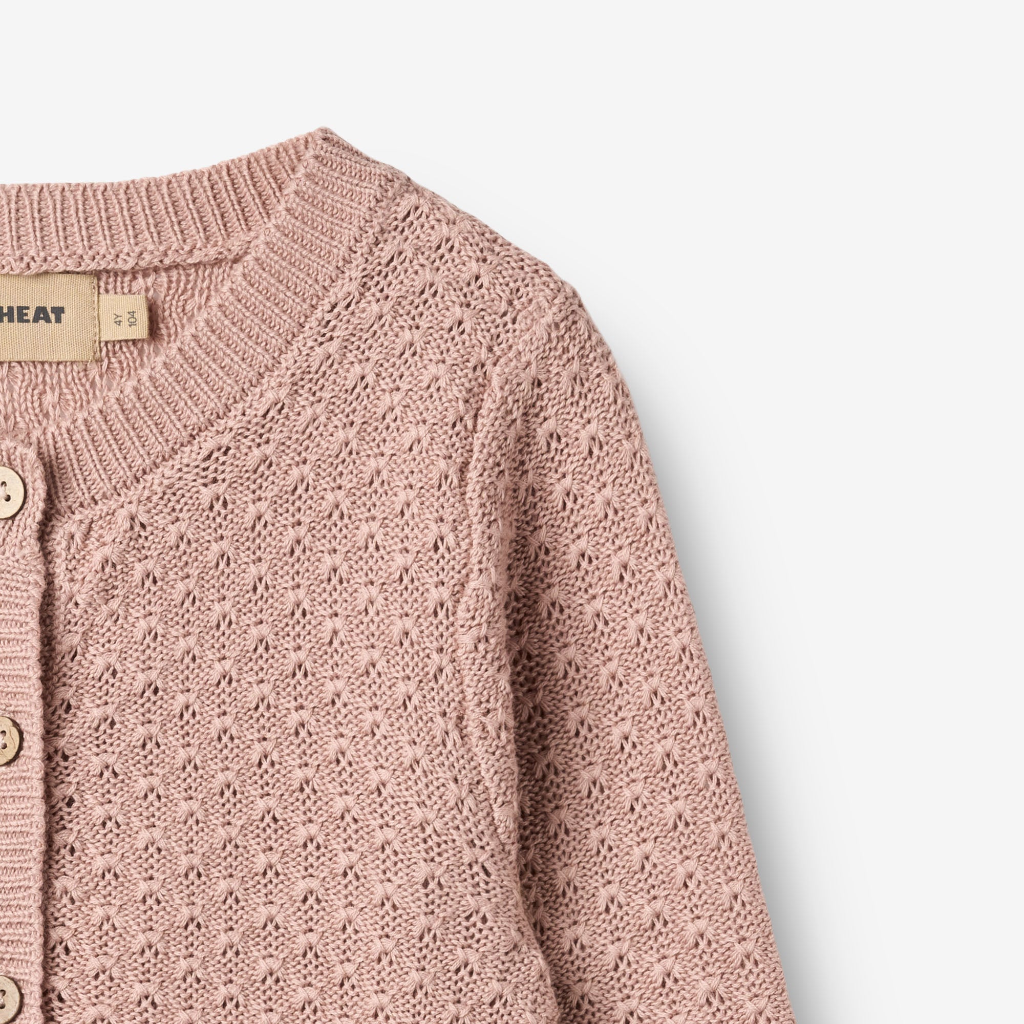 wheat-magnella-strickjacke-rose-powder-bio-baumwolle image 6