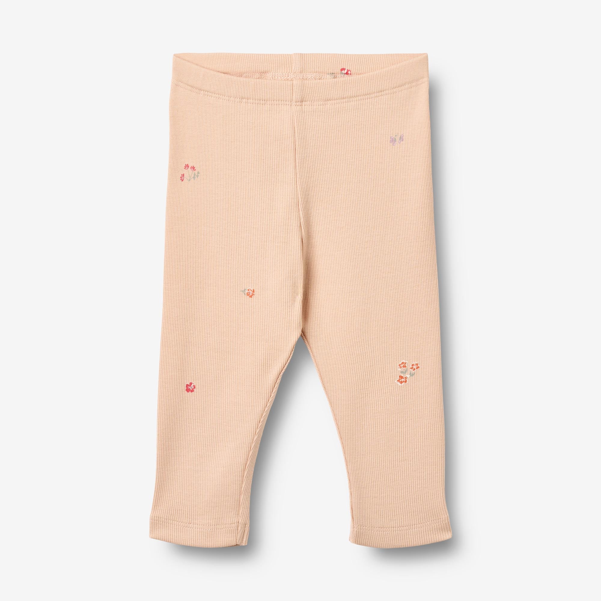 wheat-leggings-jules-rose-flowers-babyhose-baumwolle image 1