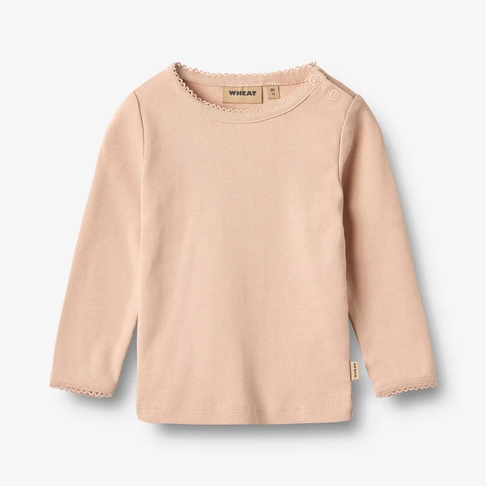 wheat-belis-langarmshirt-baby-rose-dust-bio-baumwolle image 1
