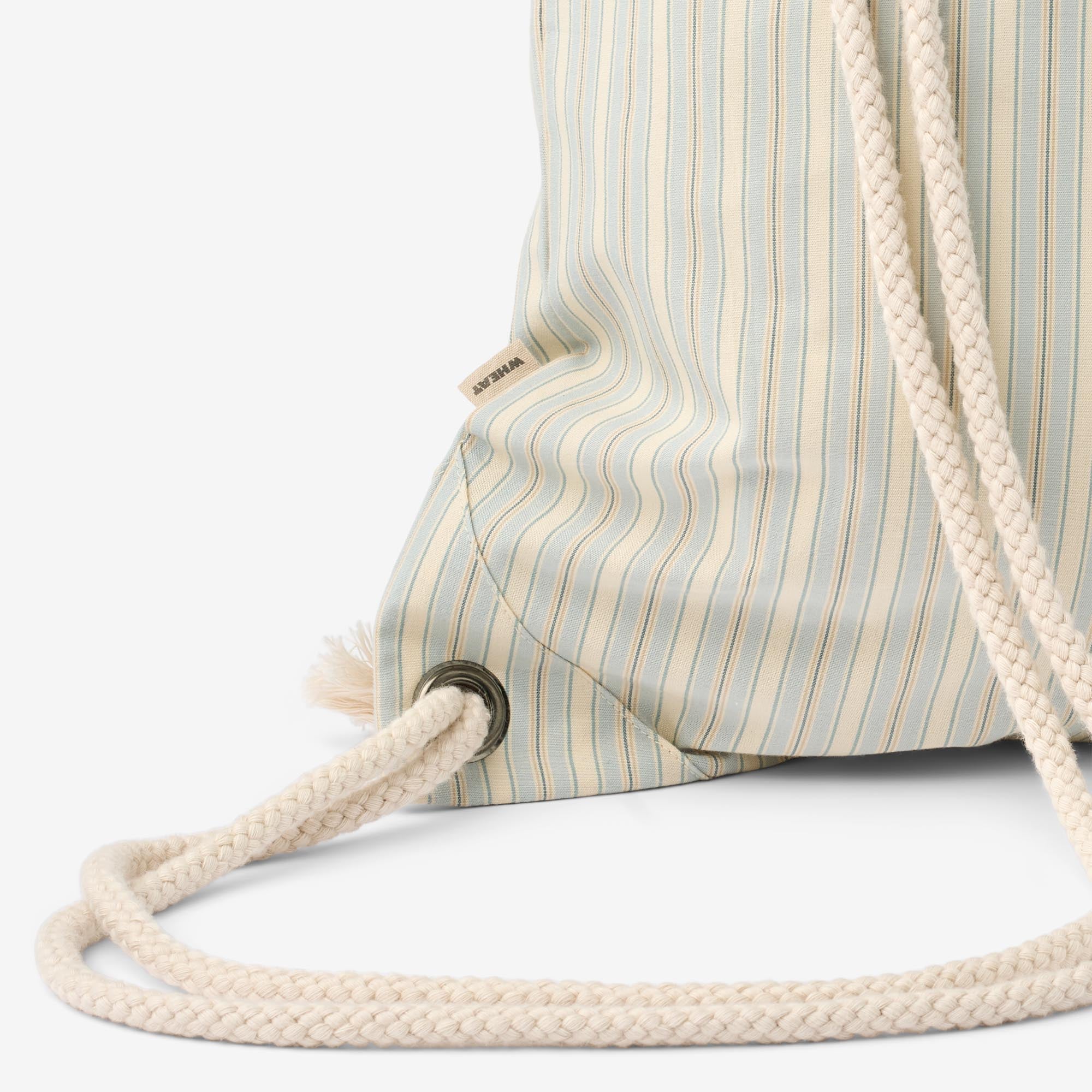 wheat-yuna-gymbag-turnbeutel-blue-ocean-stripe-bio-baumwolle image 3