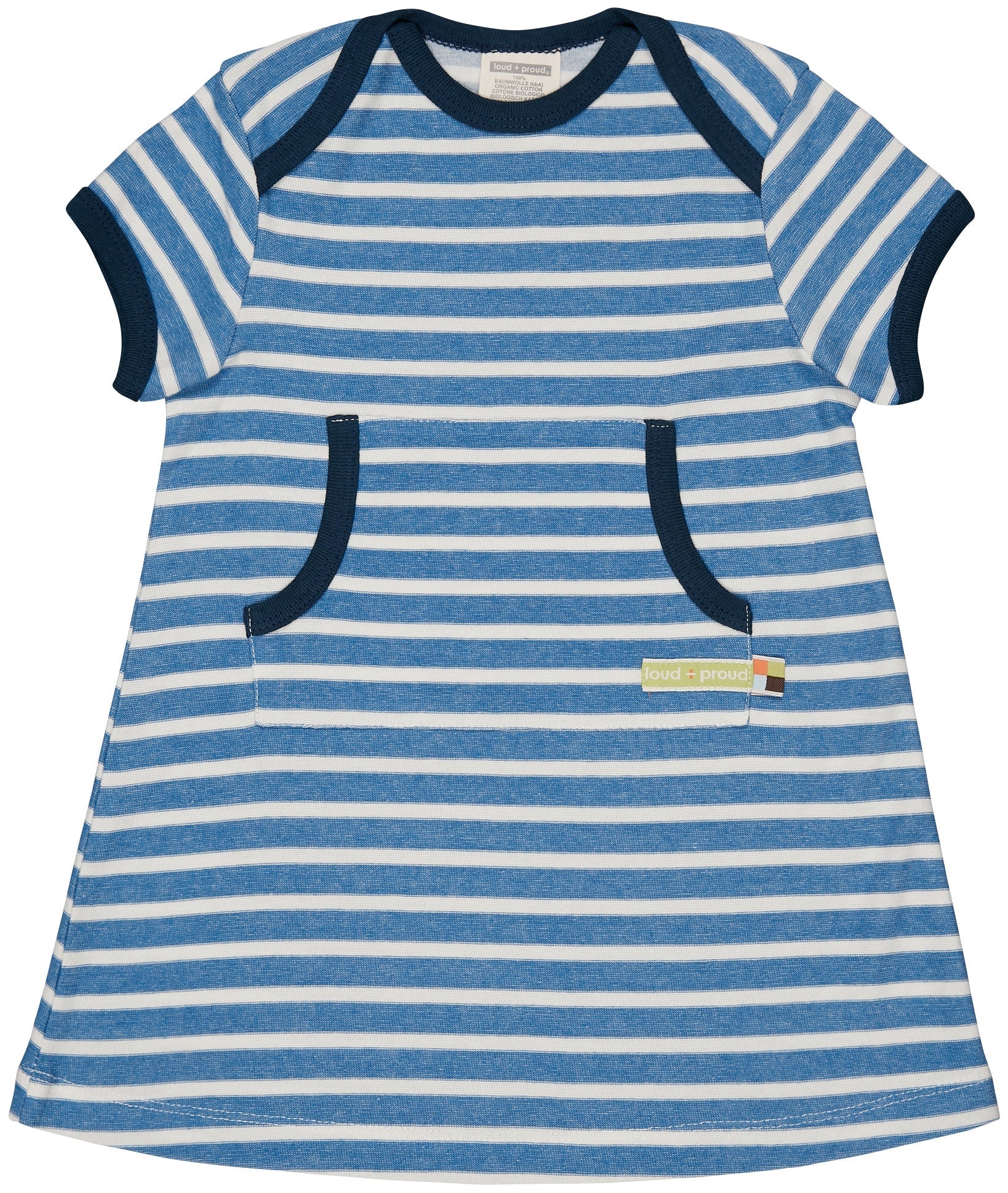 loud-proud-classics-kleid-ringel-cobalt-86-92-jersey image 1