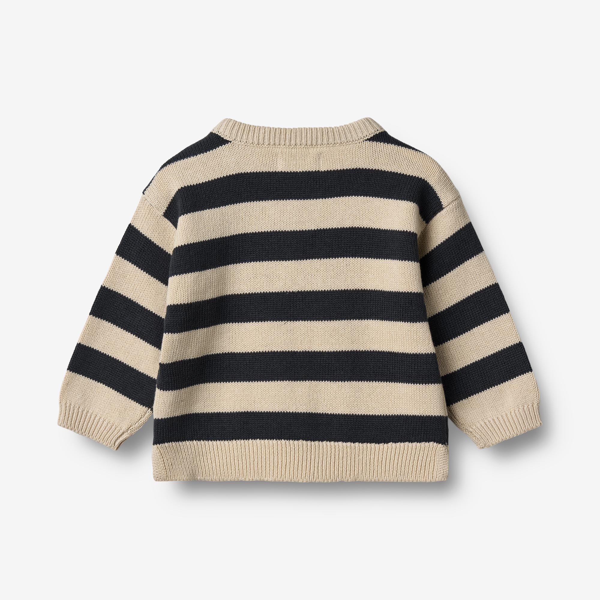 wheat-harlow-star-baby-pullover-navy-stripe-bio image 2