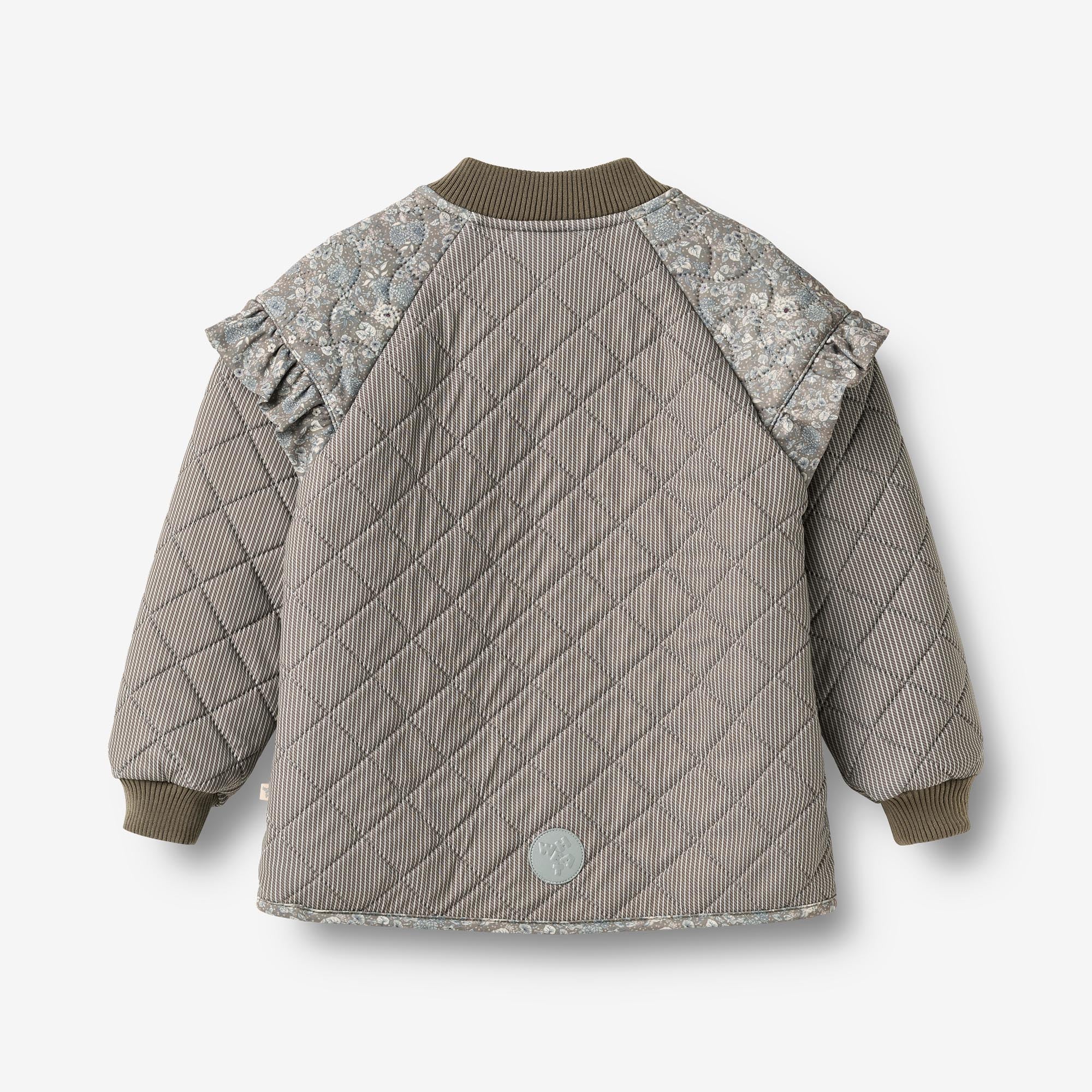 wheat-ellas-thermo-jacke-brown-stripe-wattiert image 5