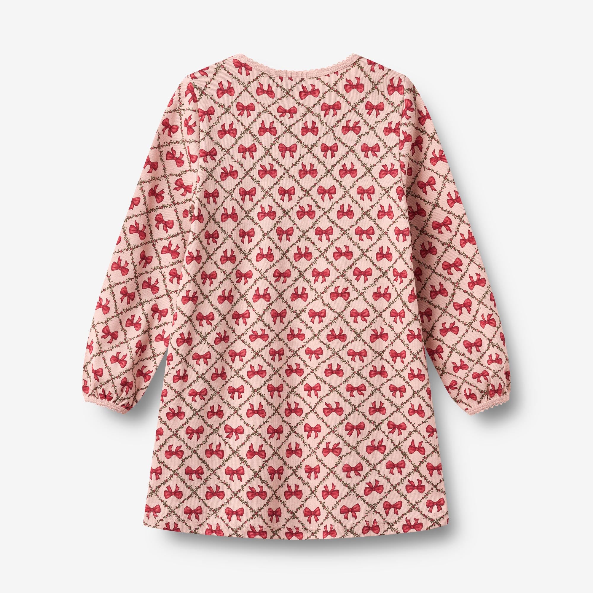 wheat-clothing-nachthemd-elinor-dim-rose-bows-bio-baumwolle image 2