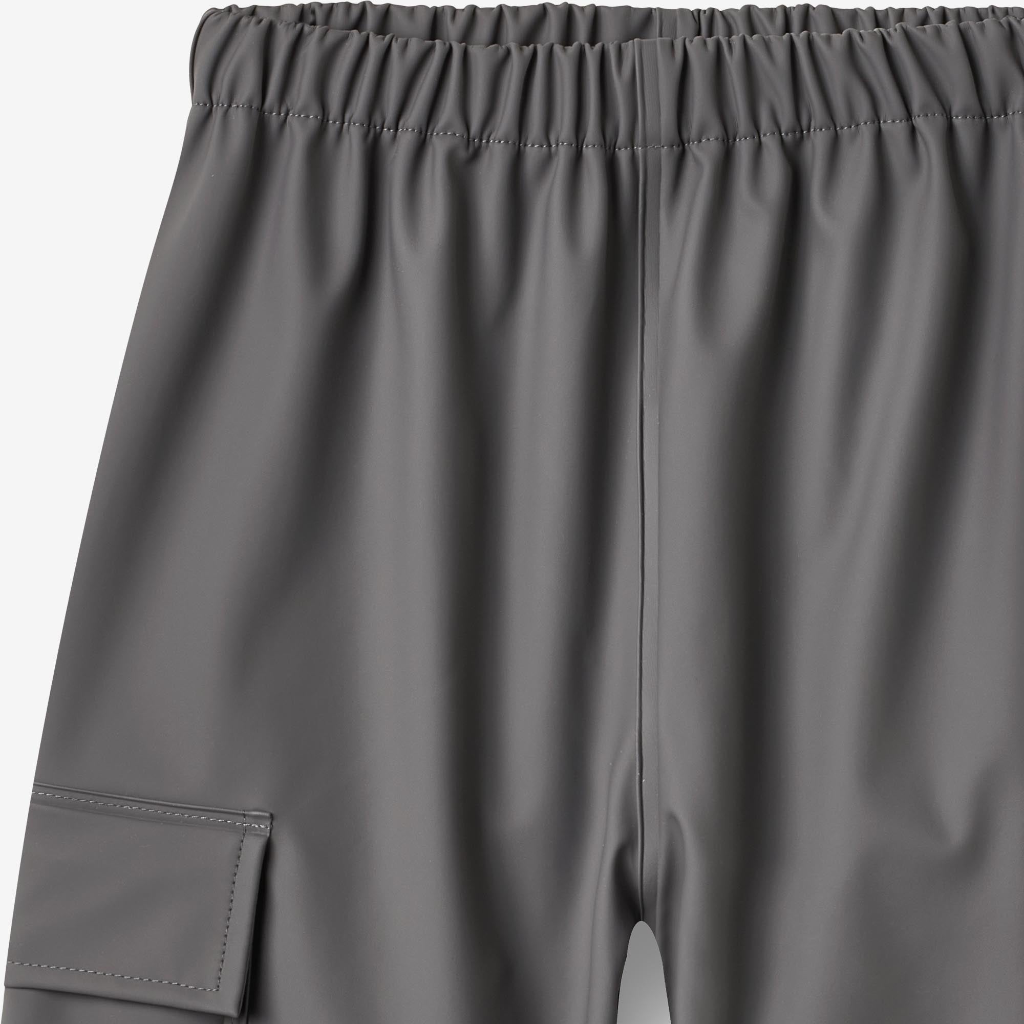 wheat-groa-regenhose-dark-charcoal-wasserdicht image 3