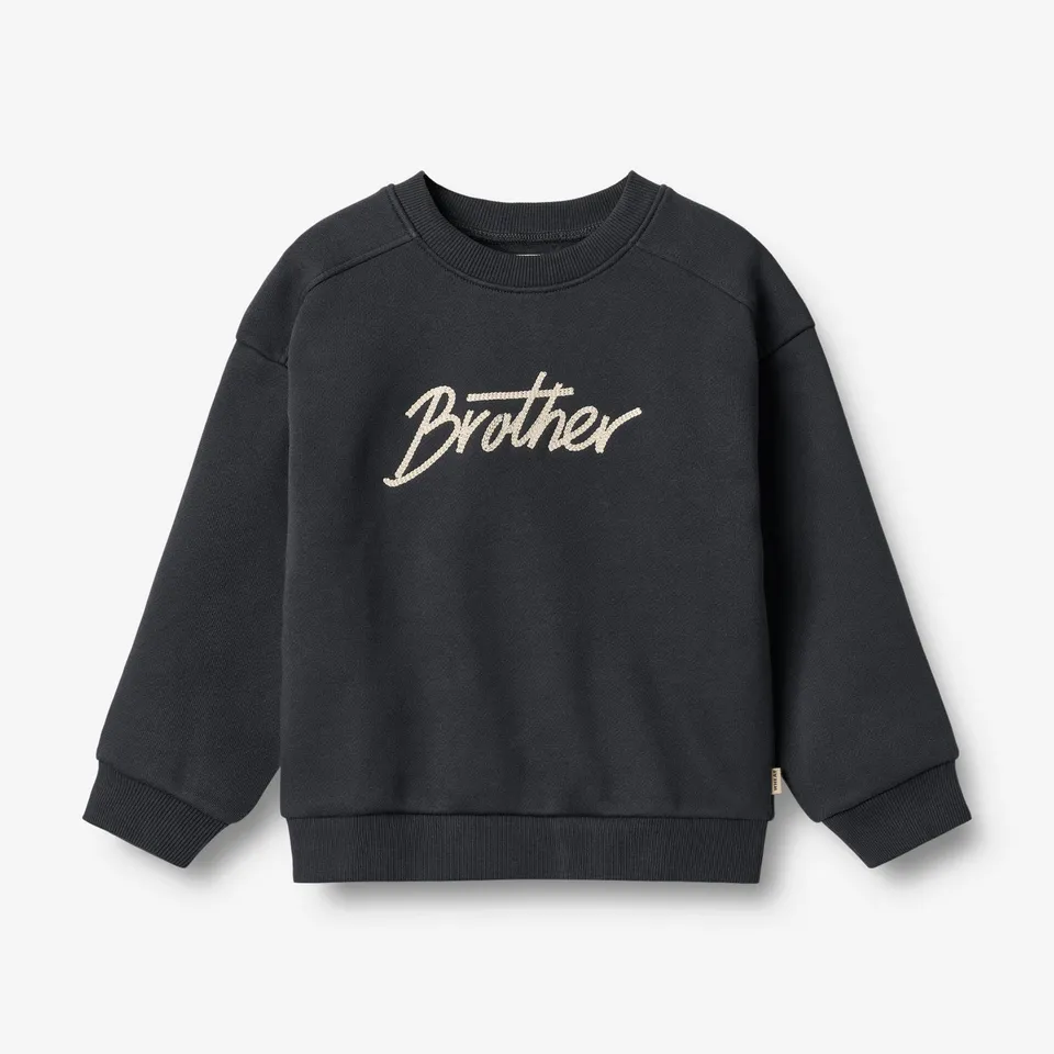 wheat-sweatshirt-sander-navy-bio-baumwolle-kinder image 1