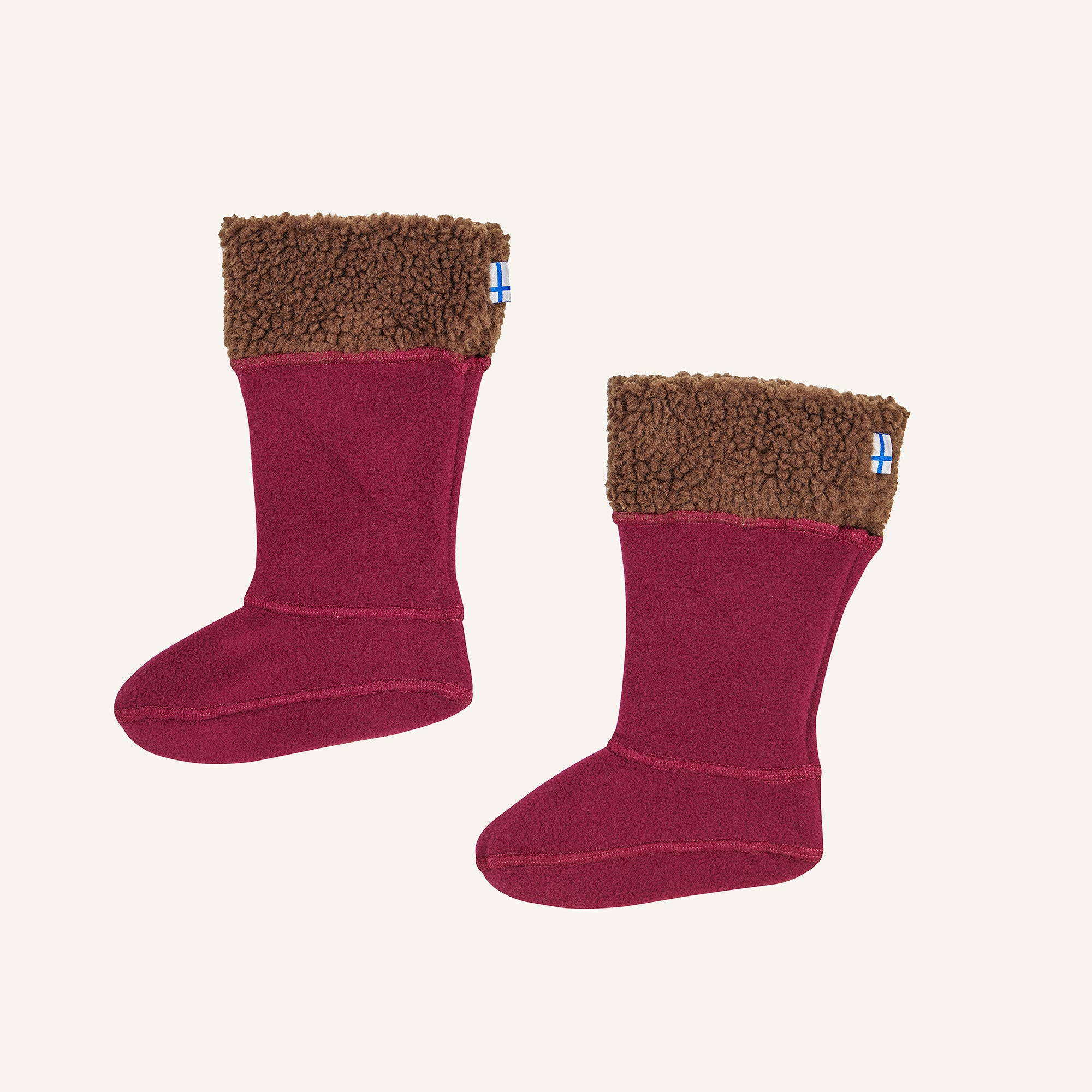finkid-husky-sukka-stiefelsocken-seaport-graphit-teddyfleece image 3