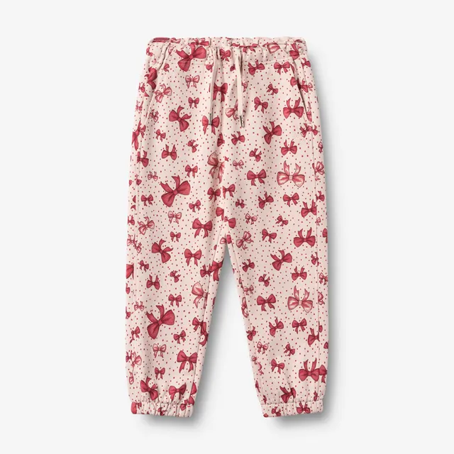 wheat-sweatpants-cosmo-jogginghose-almond-peach-bows image 1
