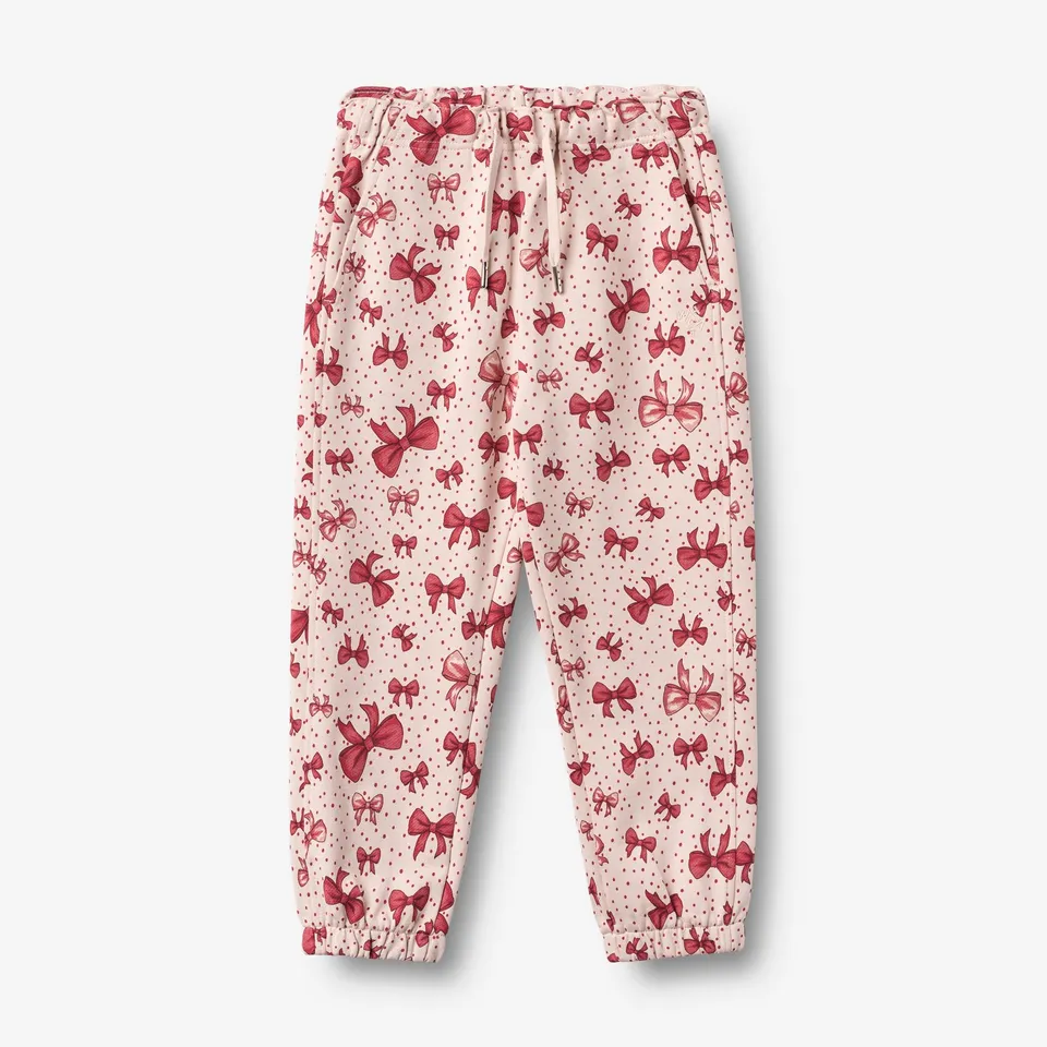 wheat-sweatpants-cosmo-jogginghose-almond-peach-bows image 1