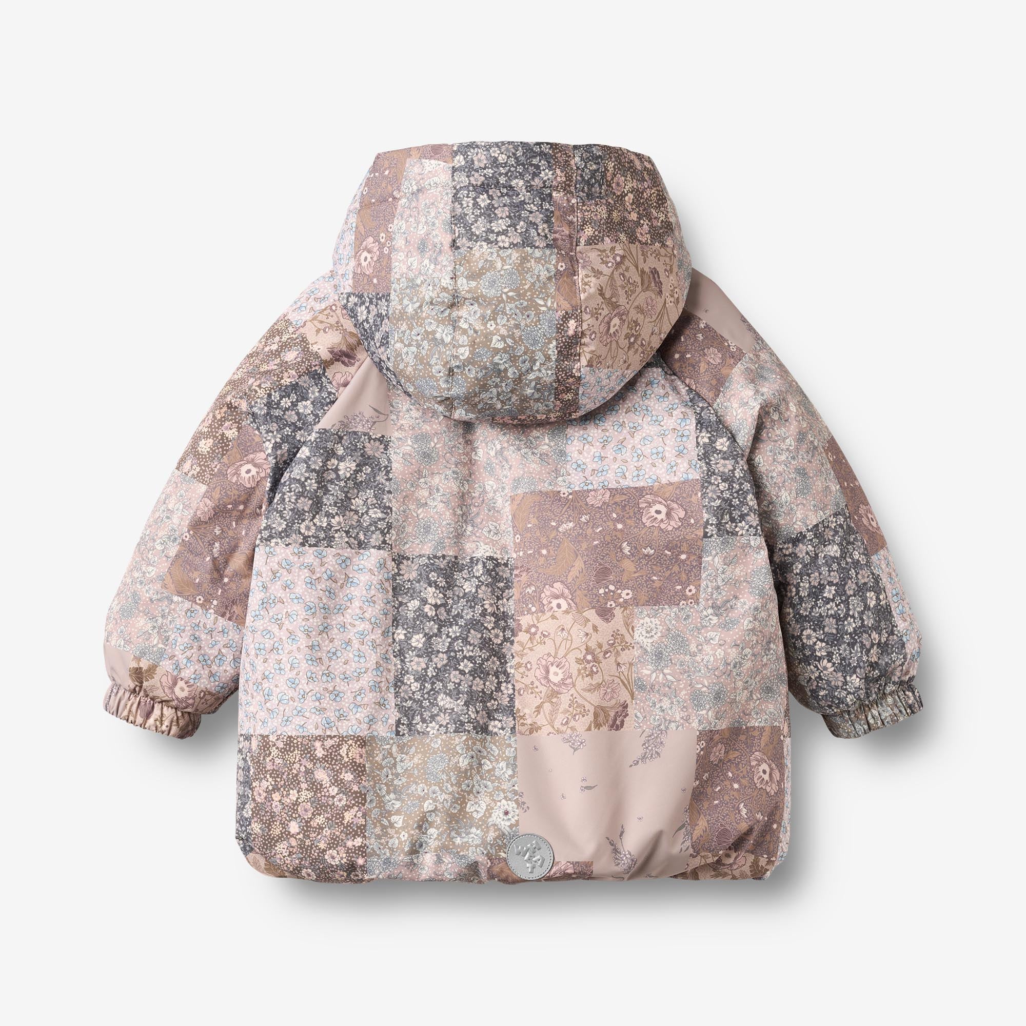wheat-outerwear-billo-pufferjacke-patchwork-flowers-wasserdicht image 2