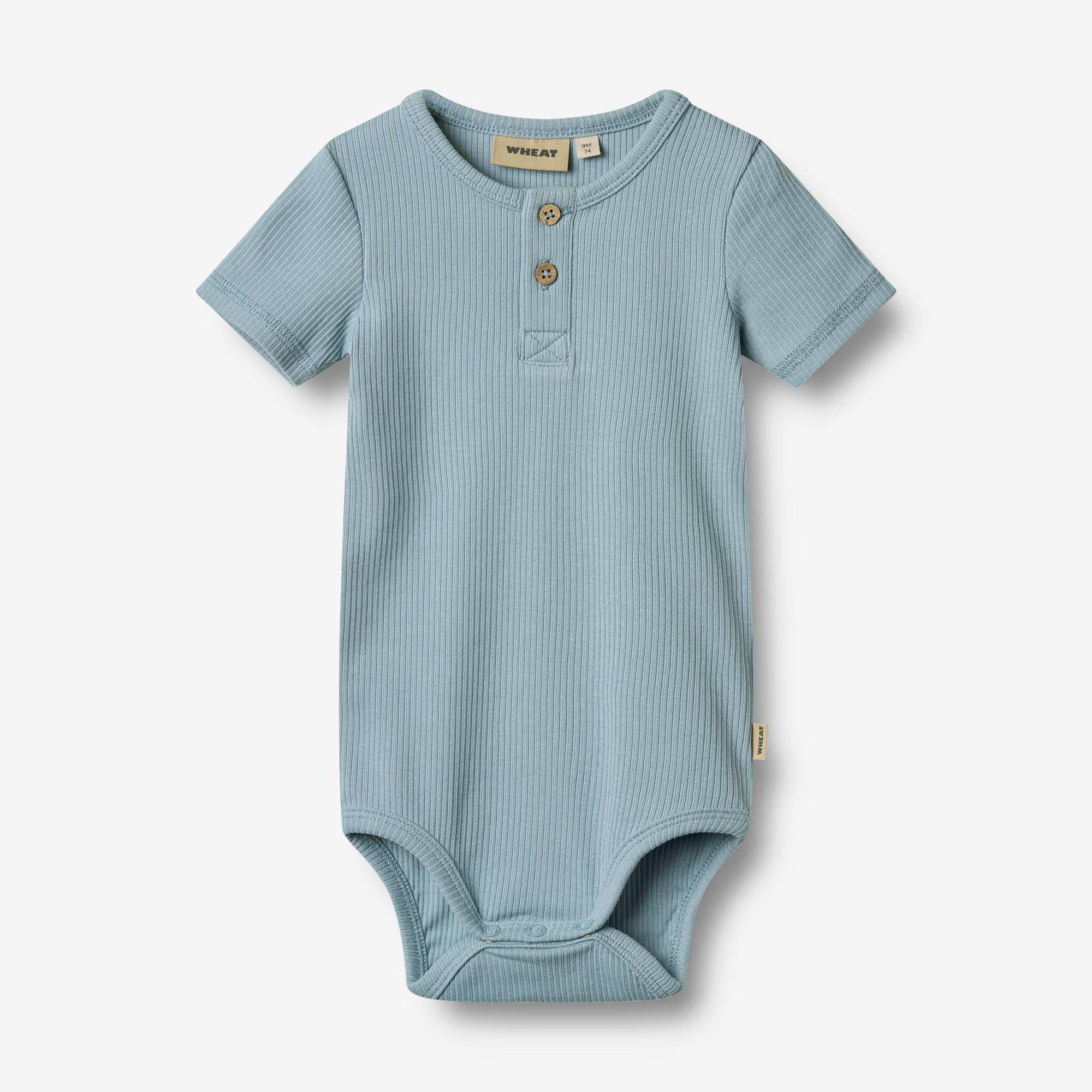 wheat-magnus-kurzarm-body-calm-blue-bio-baumwolle image 1