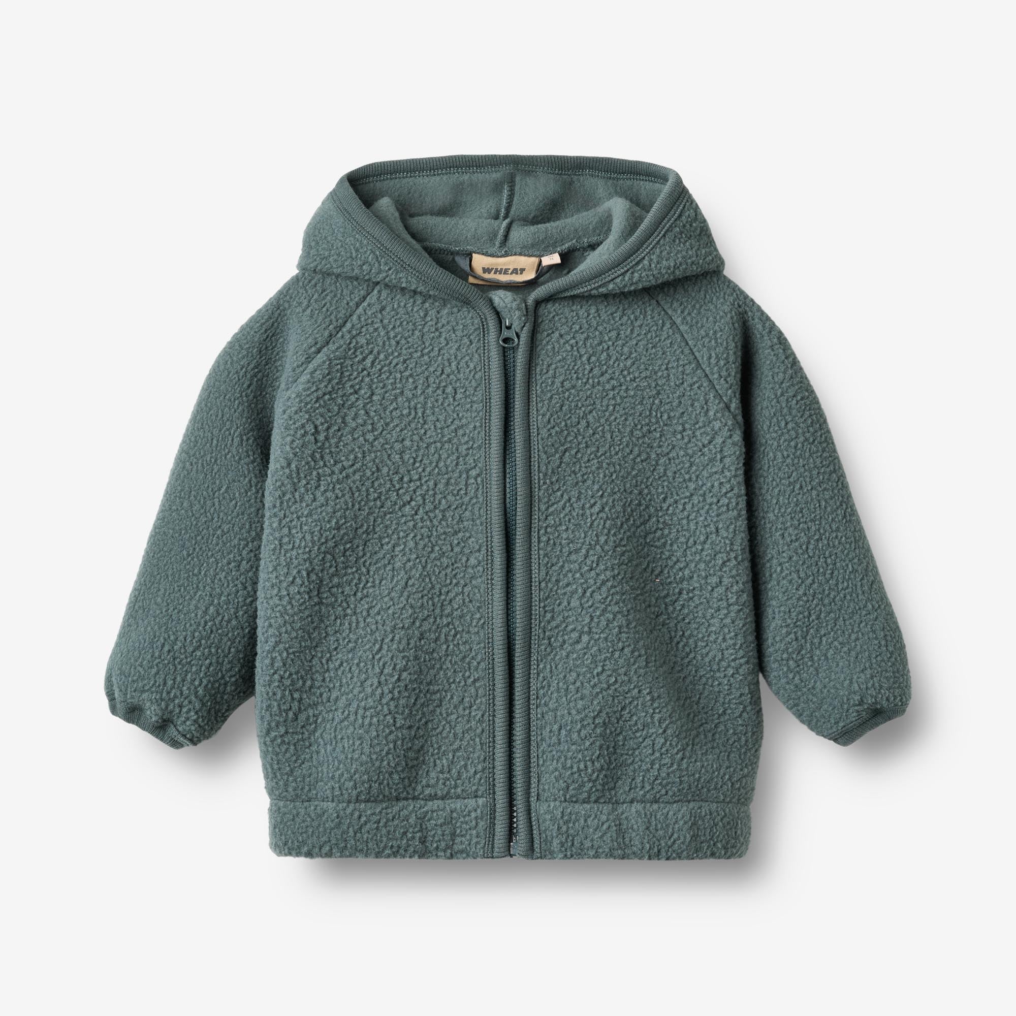 wheat-martinus-fleecejacke-dark-petroleum-recycling-fleece image 1
