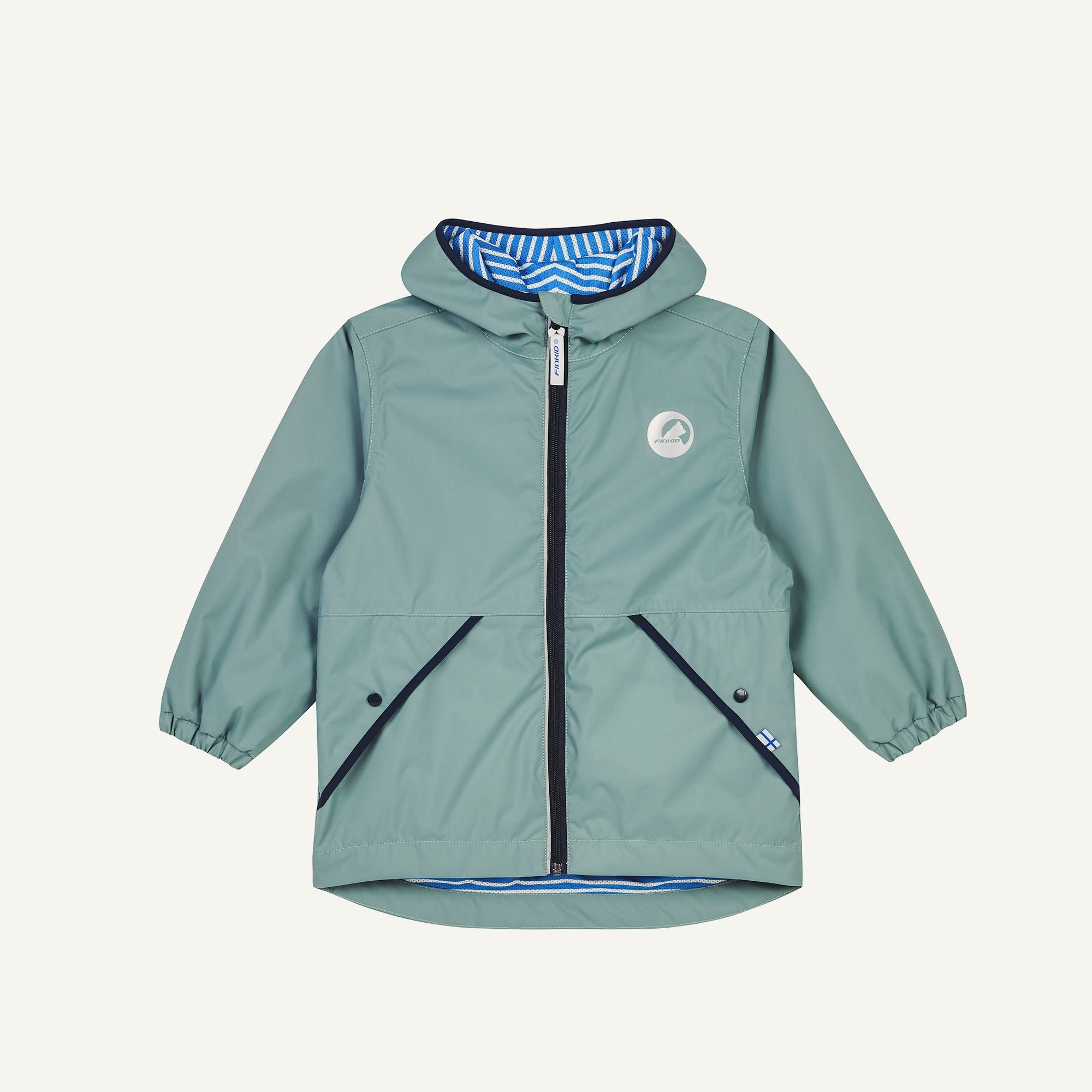 finkid-husky-puuskiainen-regenjacke-navy-denim-mit-kapuze image 3