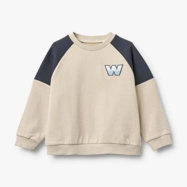 wheat-gilbert-sweatshirt-grey-cloud-bio-baumwolle image 1