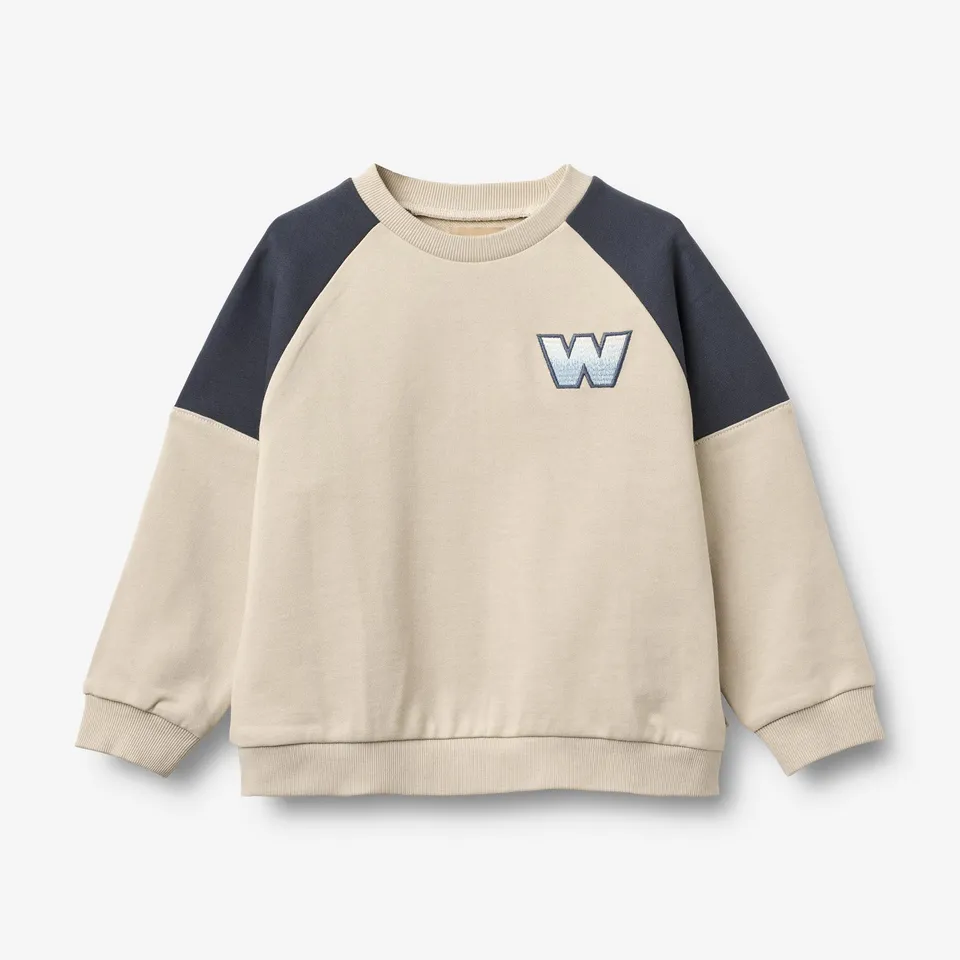 wheat-gilbert-sweatshirt-grey-cloud-bio-baumwolle image 1