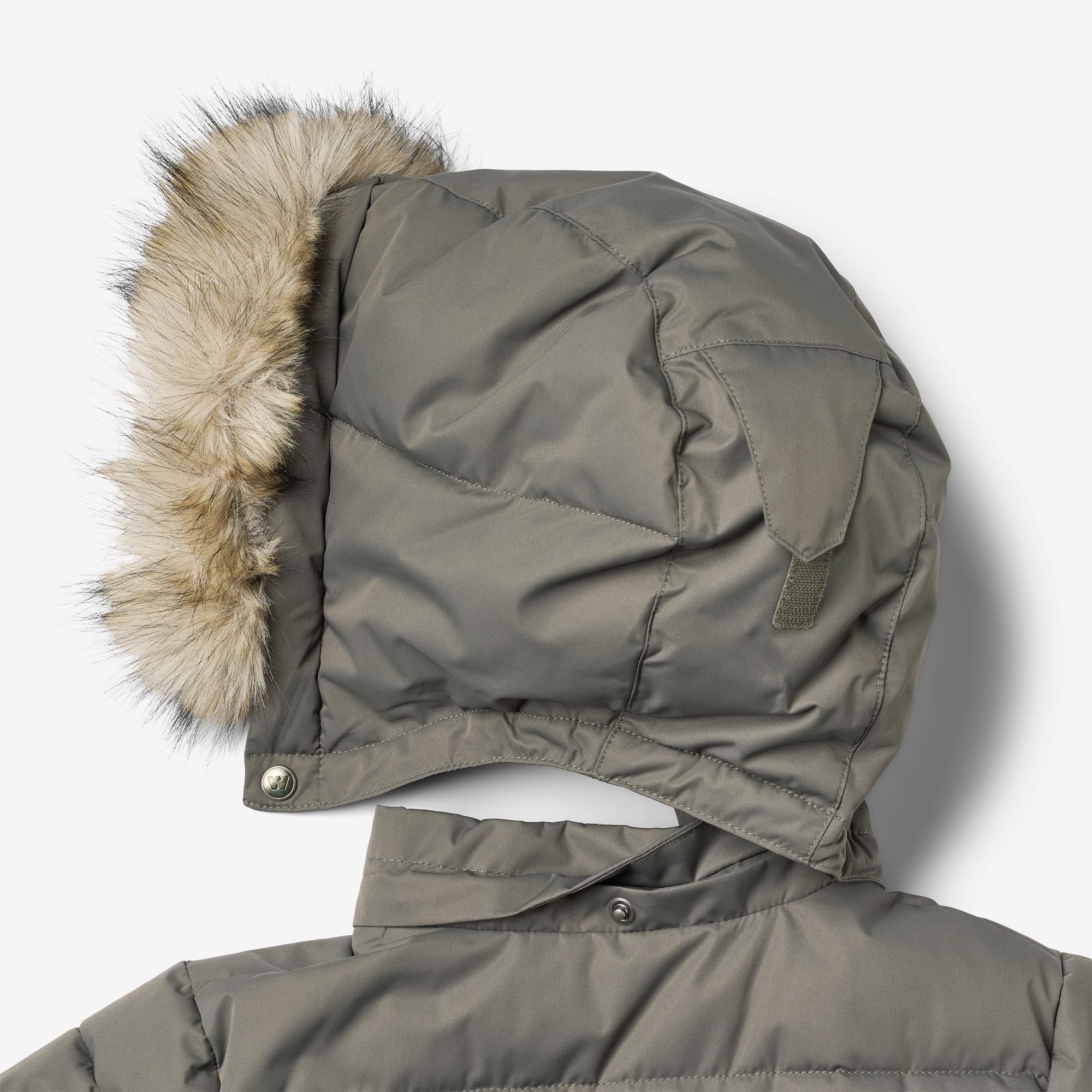 wheat-puffer-jacket-vinteren-winterjacke-grey-metal-thinsulate image 3