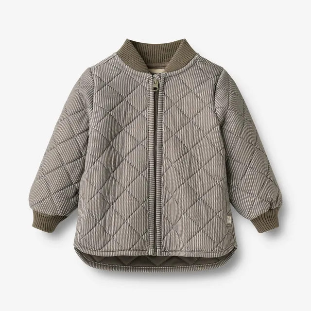 wheat-loui-thermojacke-brown-stripe-recycling-baby image 1