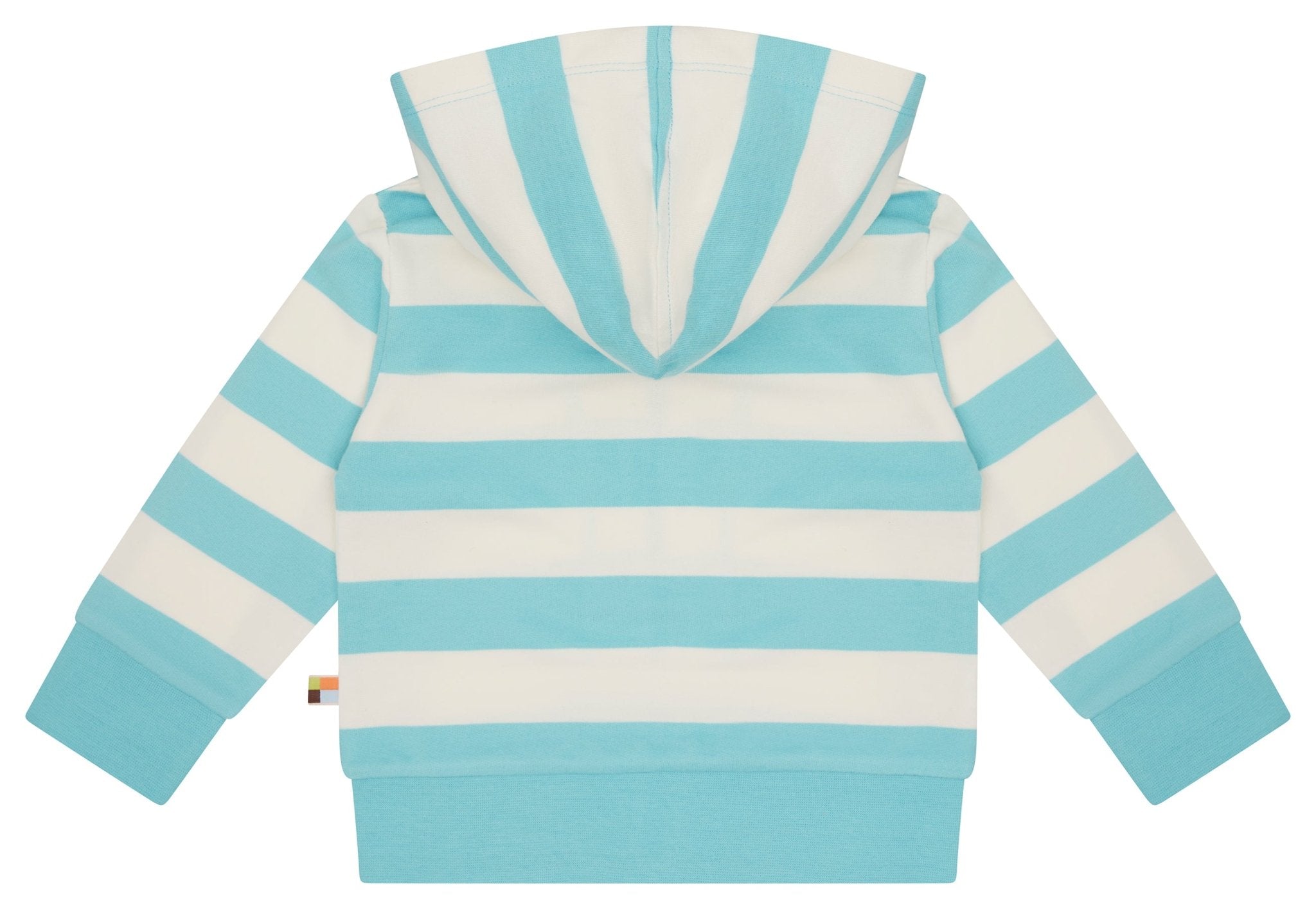 loud-proud-classics-sweatjacke-blockstreifen-aster-kapuze image 5