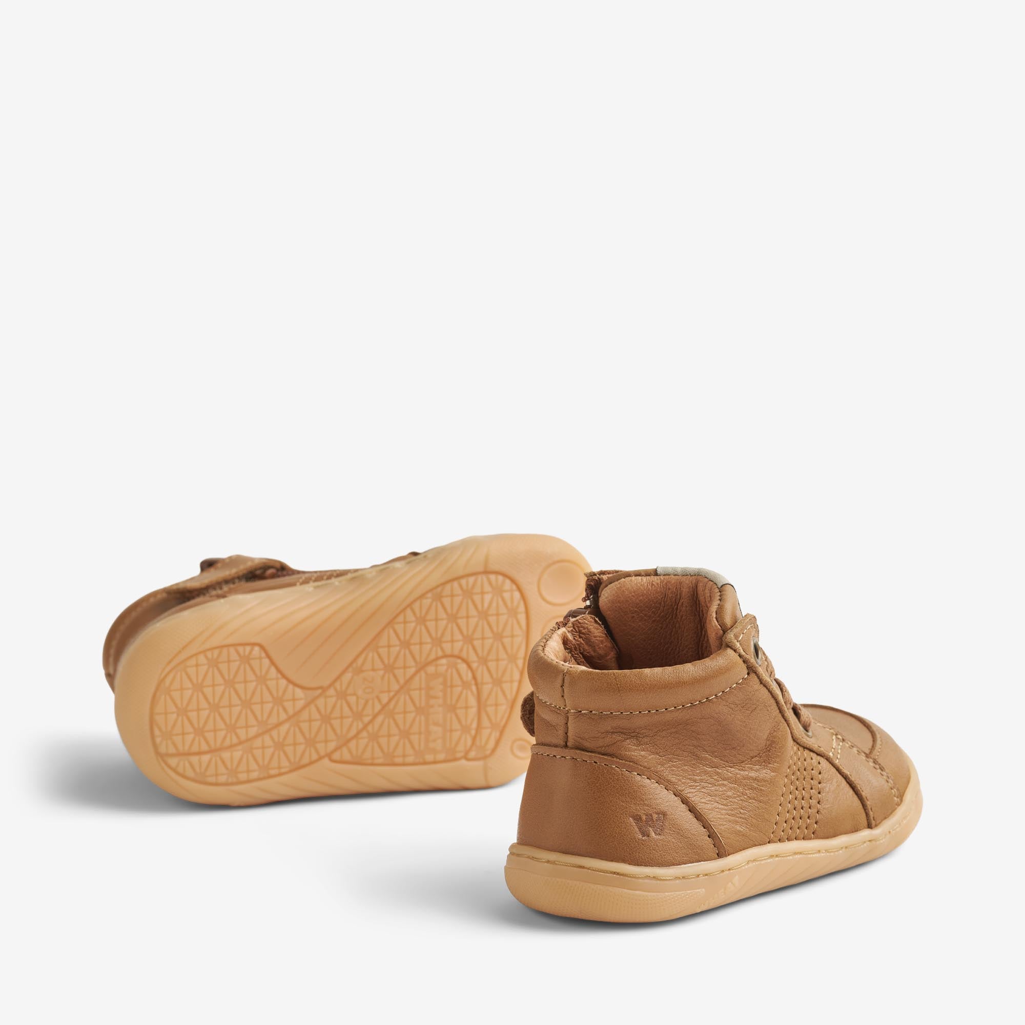 wheat-malia-barefoot-prewalker-lauflernschuhe-cognac-leder image 2
