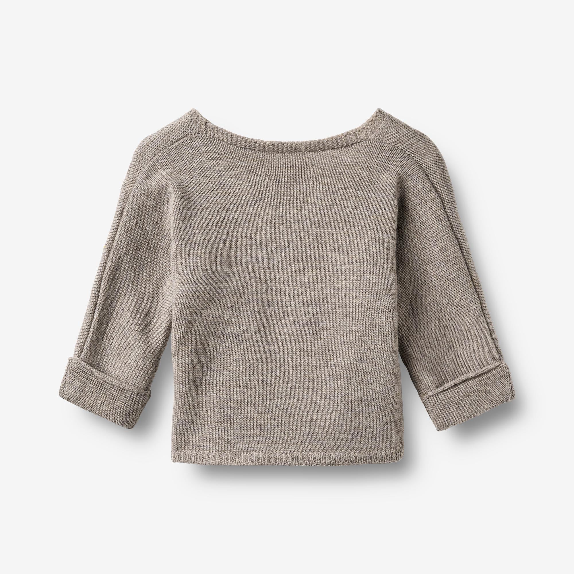 wheat-cleo-wickeljacke-grey-moon-baby-merino-wolle image 5