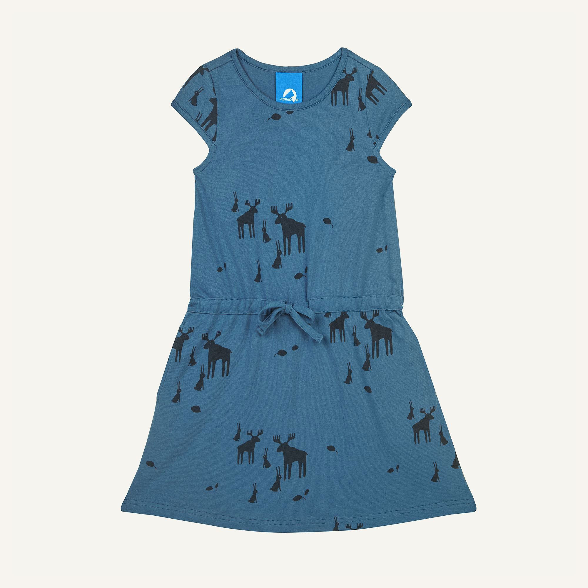 finkid-husky-kirkas-jerseykleid-rose-110-120-tierprint image 1
