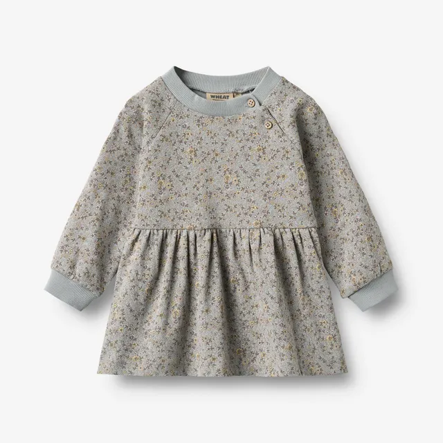 wheat-dorthea-kleid-baby-slightly-blue-flowers-bio image 1