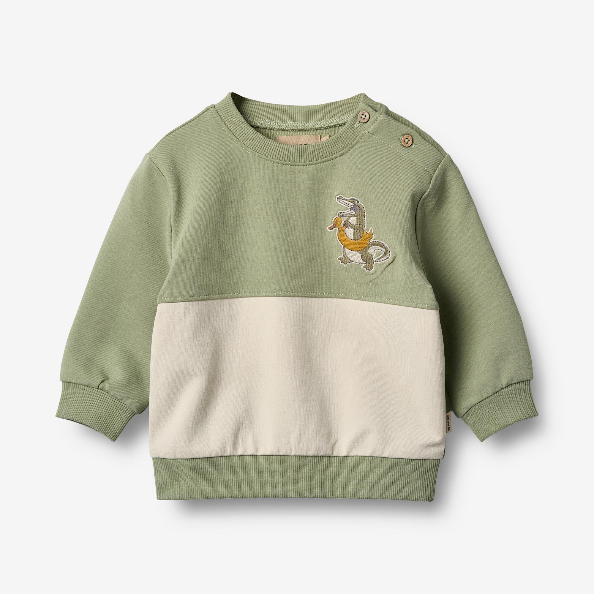 wheat-carly-sweatshirt-green-tea-bio-baumwolle image 1