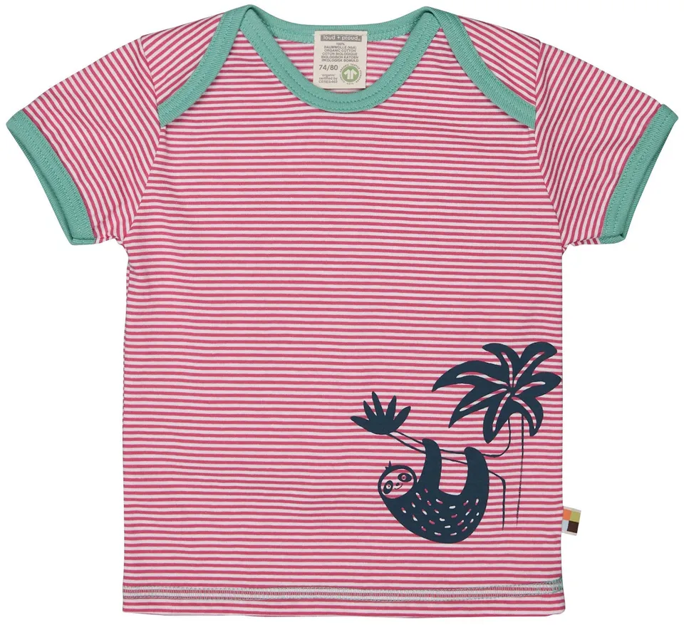 loud-proud-classics-t-shirt-ringel-druck-azalea-86-92 image 1