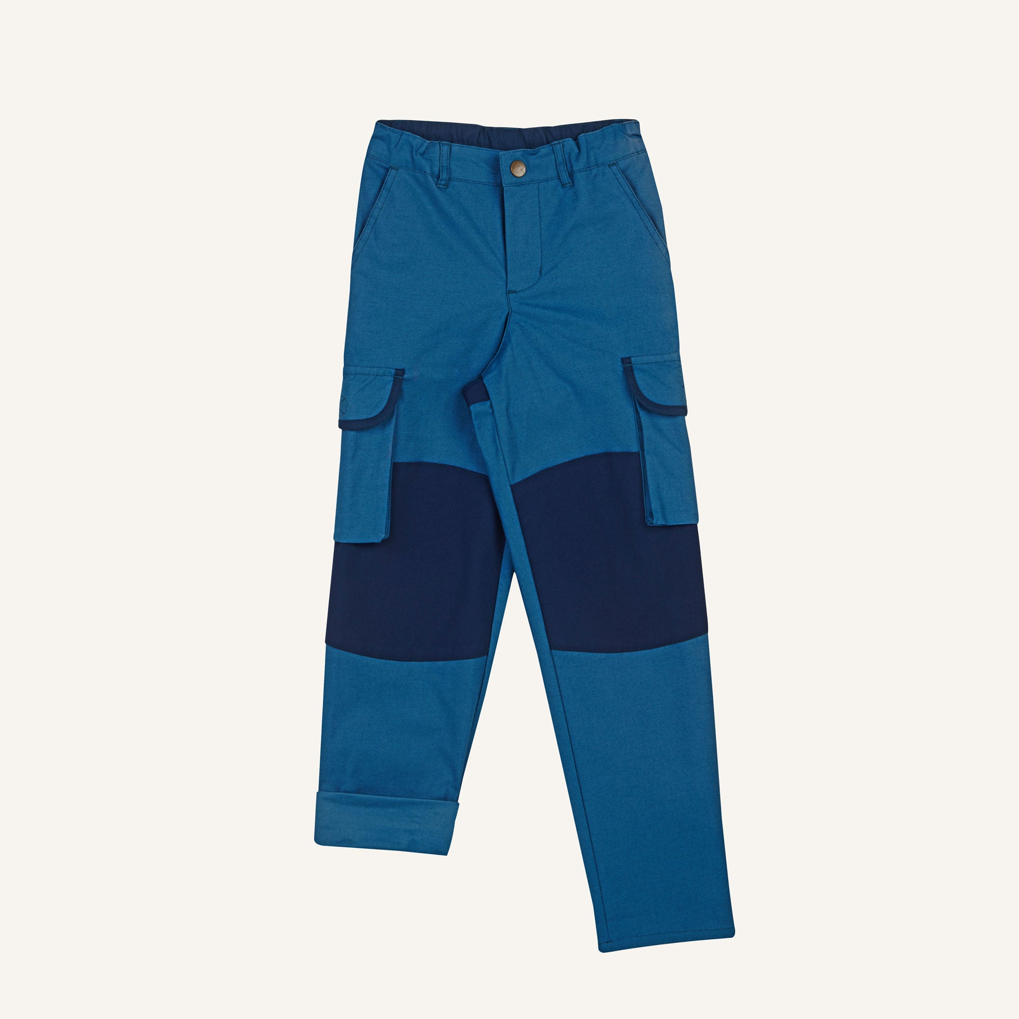 finkid-husky-kelkka-canvas-cargohose-bronze-green-mitwachs image 2