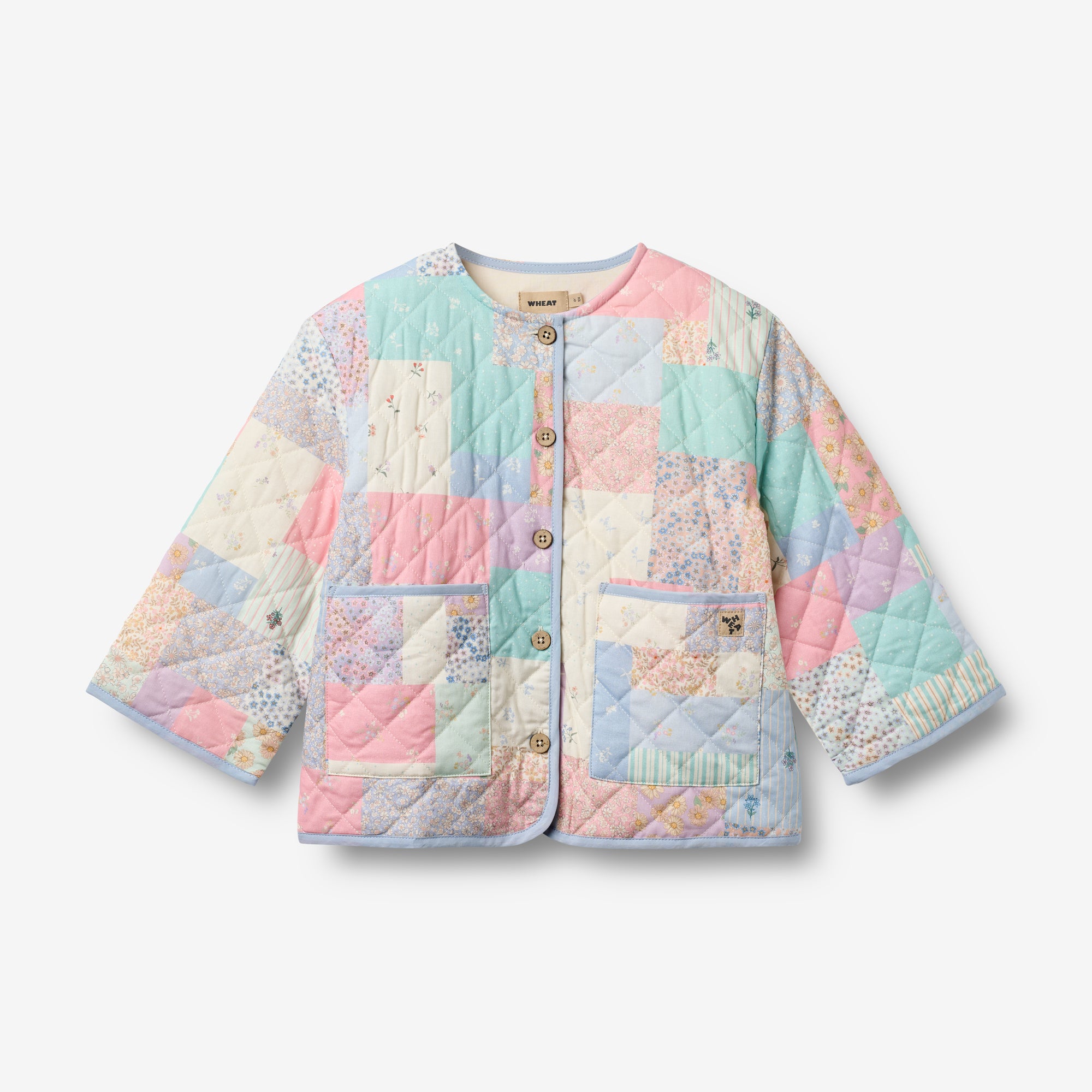 wheat-inaja-steppjacke-patchwork-flowers-bio-baumwolle image 1