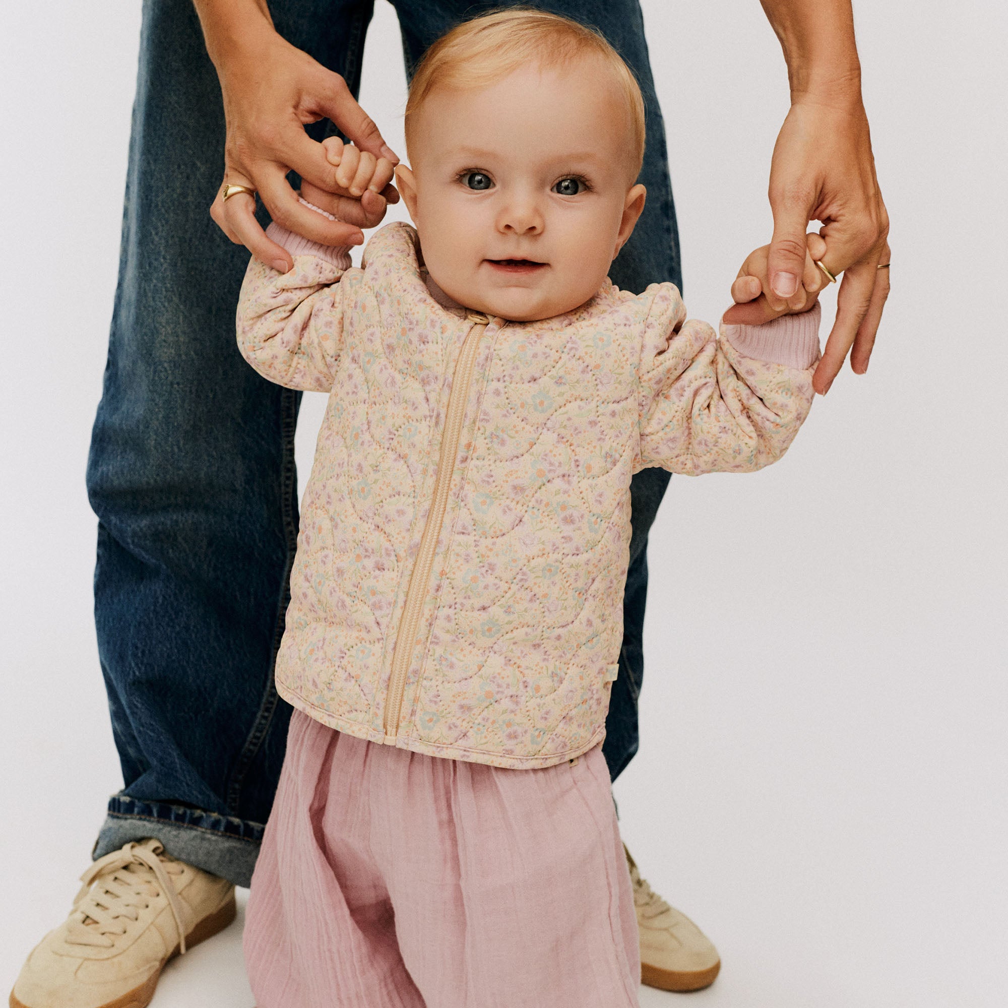 wheat-loui-thermojacke-pansies-baby-bergangsjacke-recycled image 2