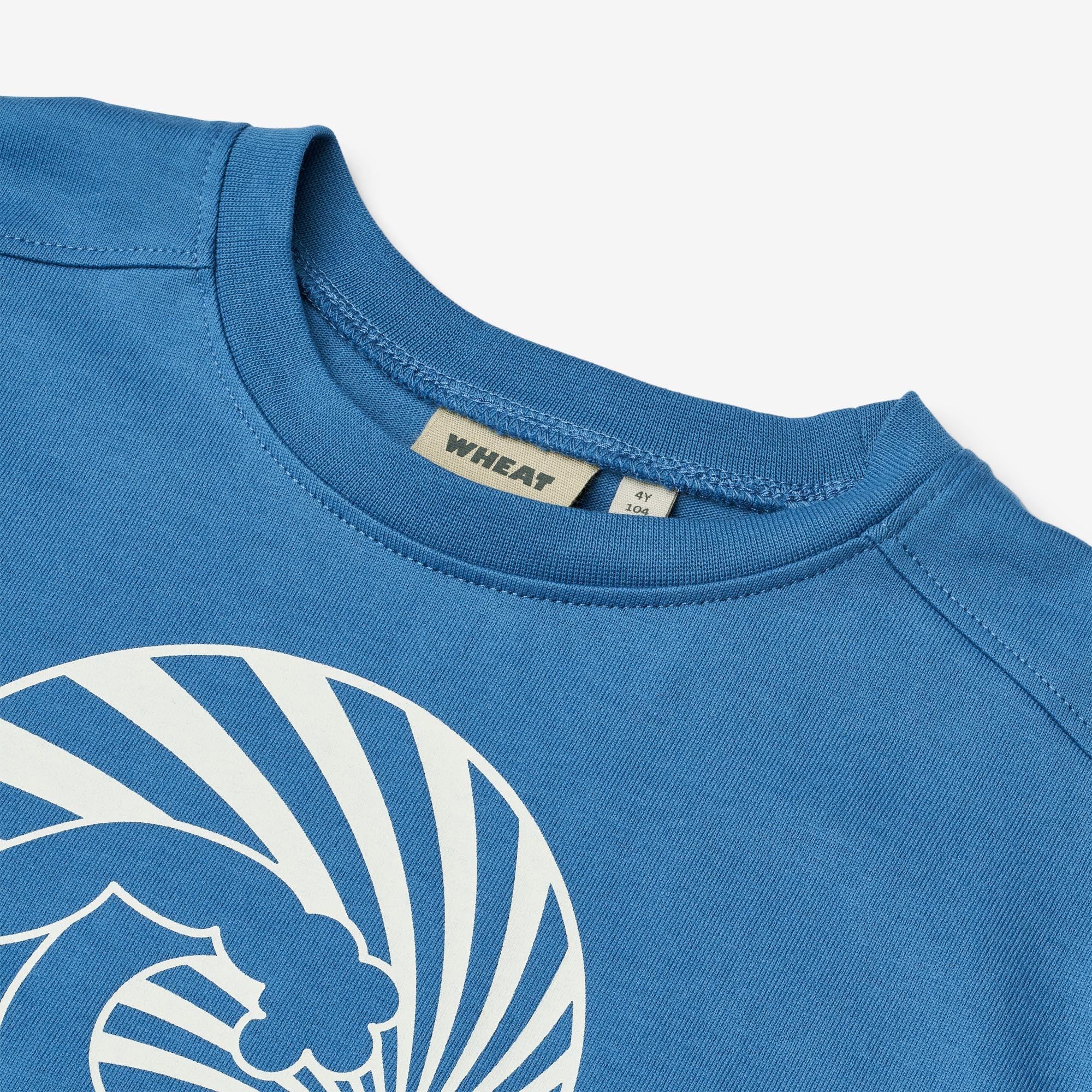 wheat-wally-t-shirt-kinder-blue-kurzarm-bio-print image 4