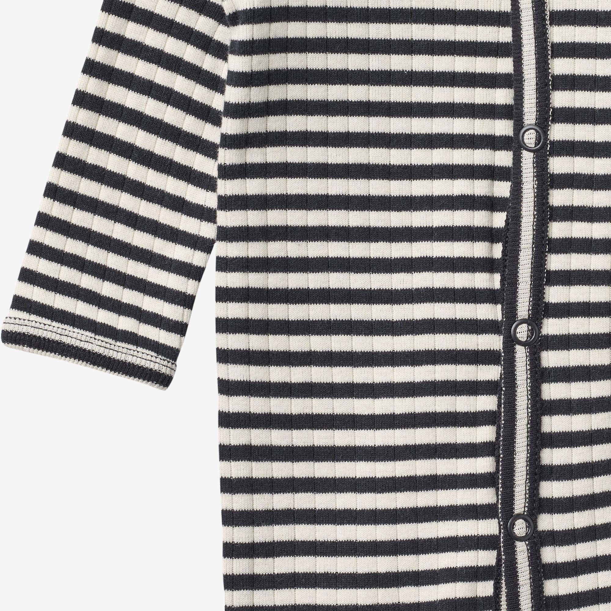 wheat-dusty-strampler-navy-rib-stripe-bio-baumwolle image 3