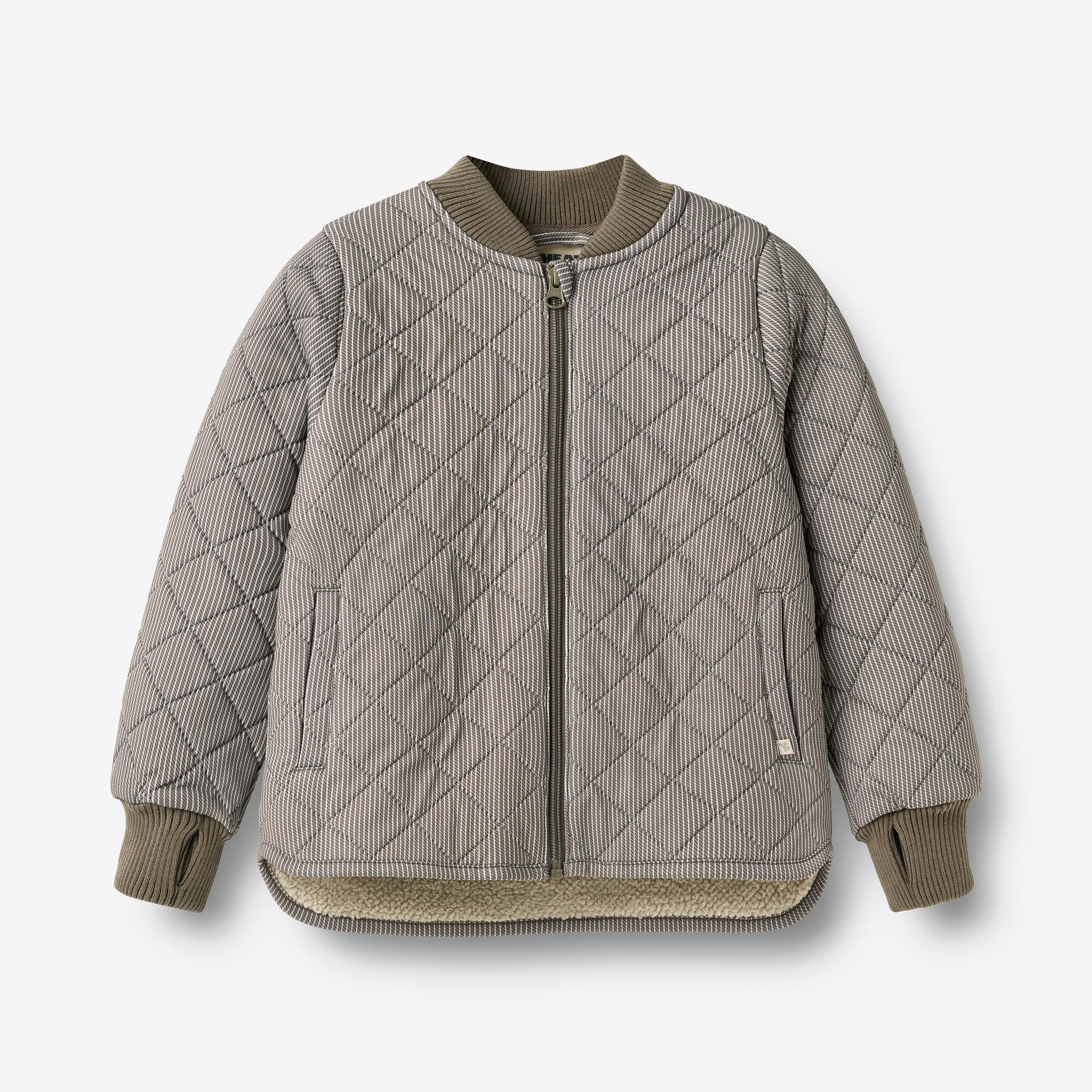 wheat-benni-thermo-jacke-brown-stripe-recycling-pes image 1