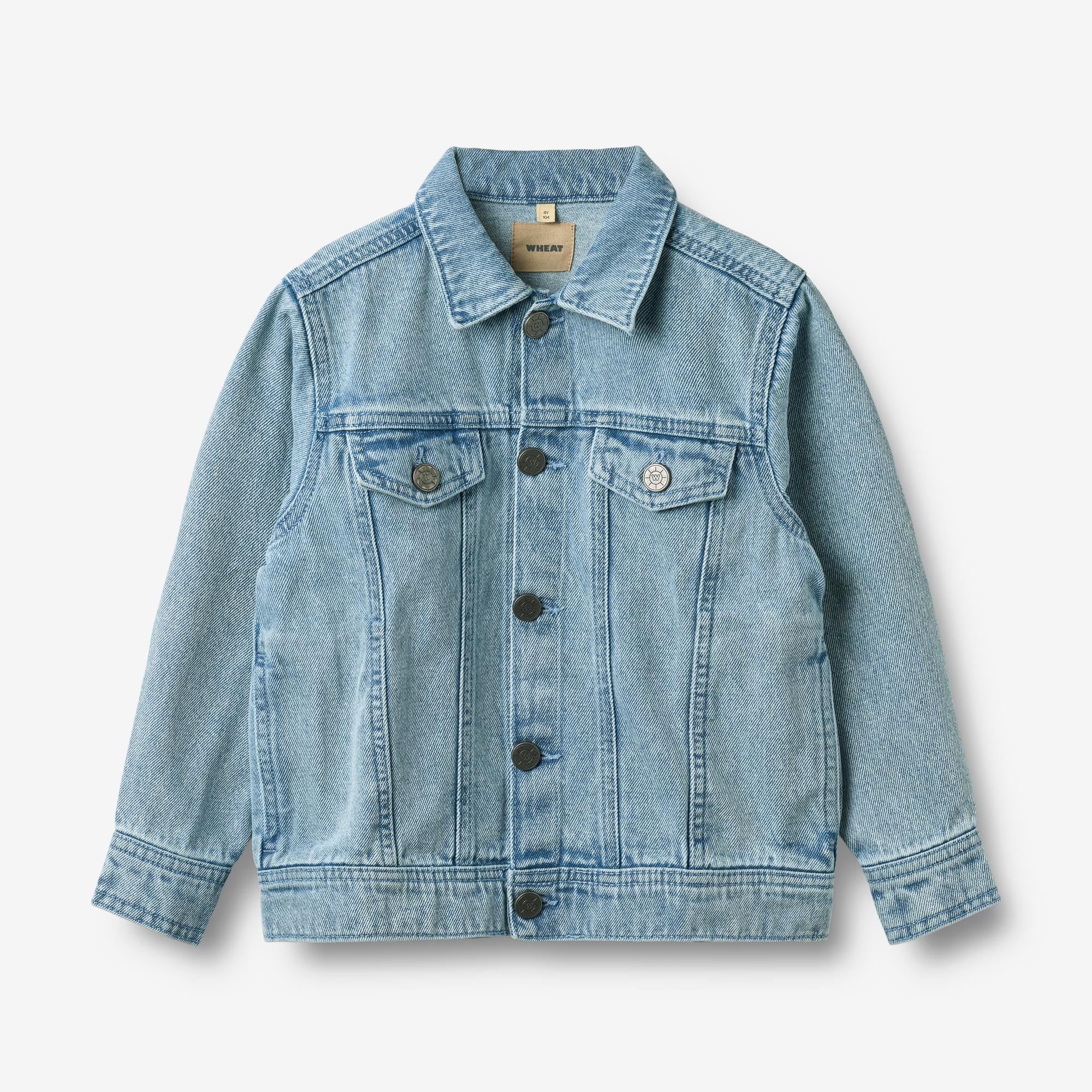 wheat-bowie-jeansjacke-light-blue-bio-denim-kinder image 2