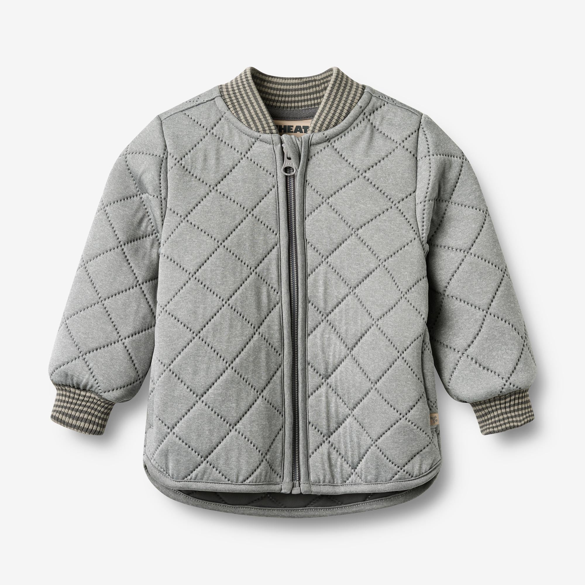 wheat-loui-flint-melange-thermojacke-baby image 1