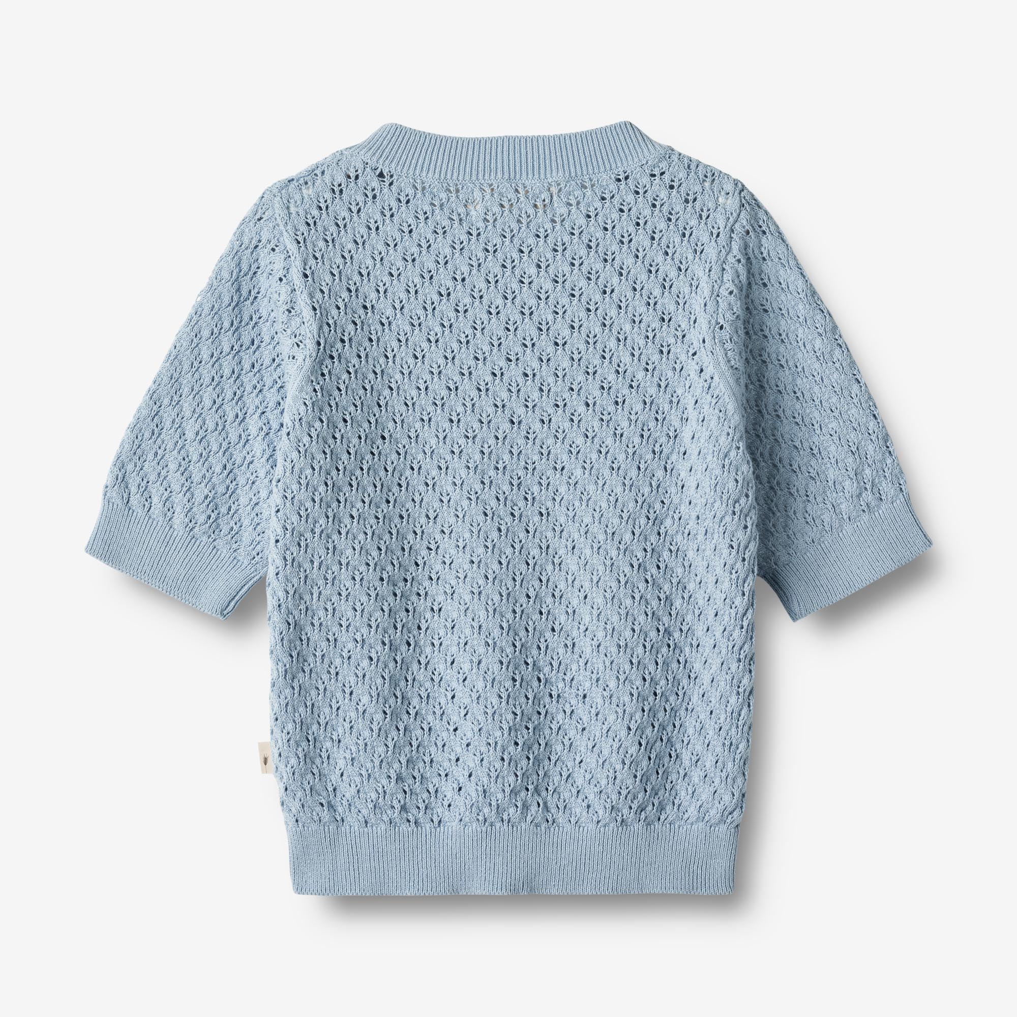 wheat-knit-top-alva-kinder-t-shirt-blue-summer-bio-baumwolle image 2