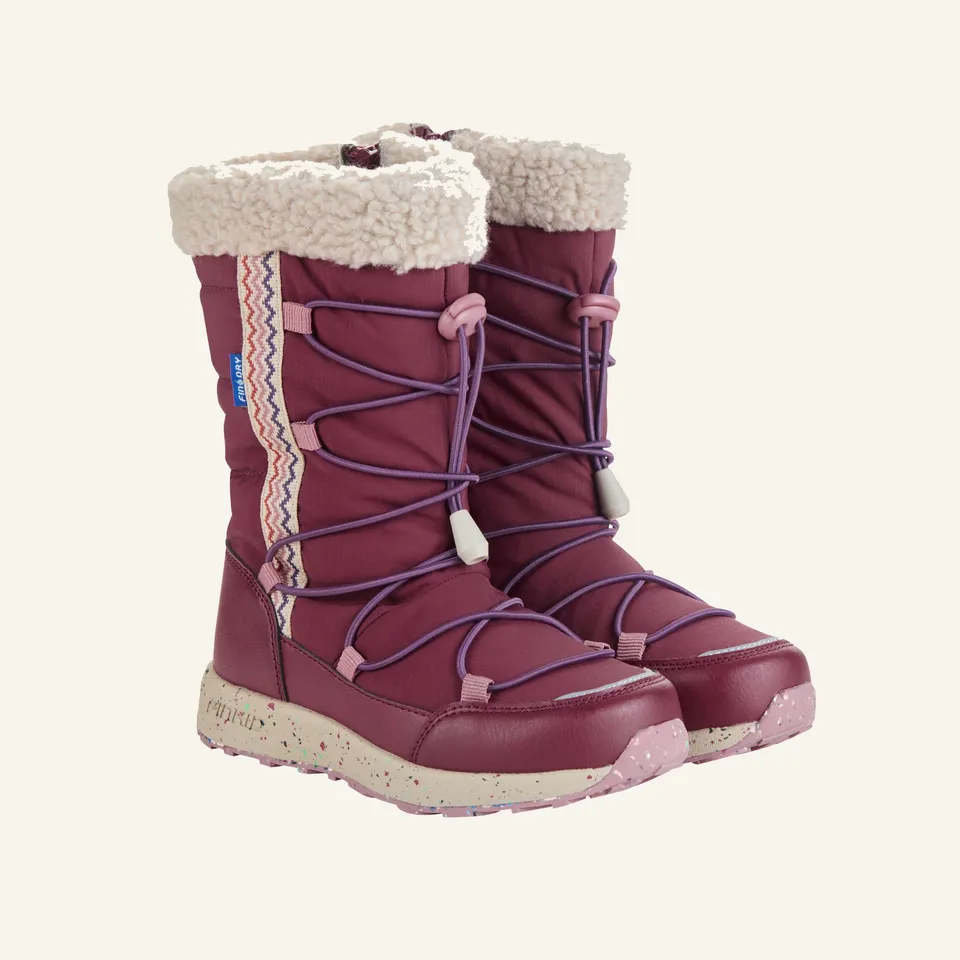 finkid-husky-lauma-winterstiefel-cranberry-28-wasserdicht image 1