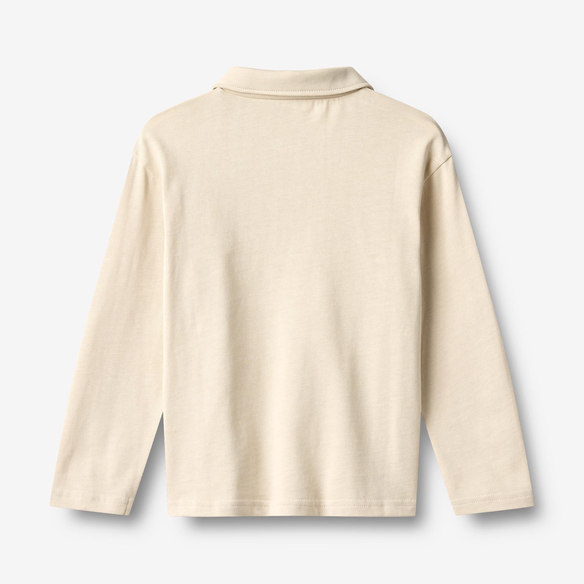 wheat-yves-langarm-polo-offwhite-bio-baumwolle-kinder image 2