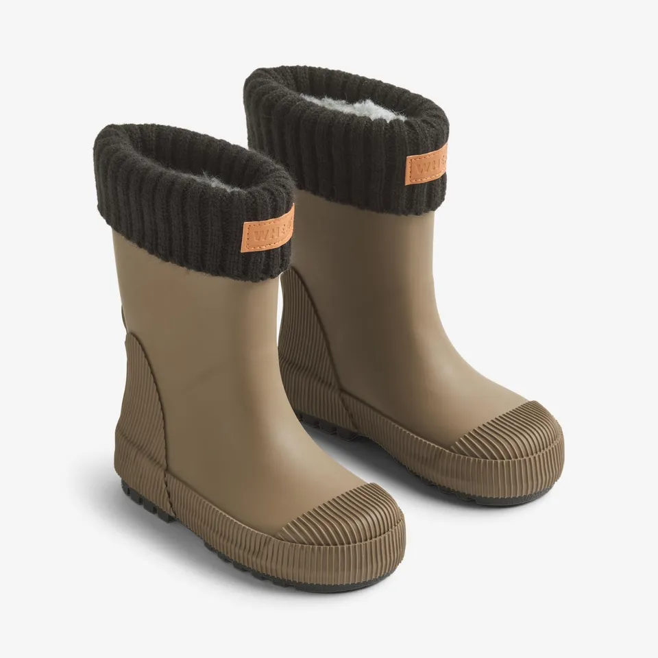 wheat-thermo-wader-gummistiefel-dry-wood-naturkautschuk image 1
