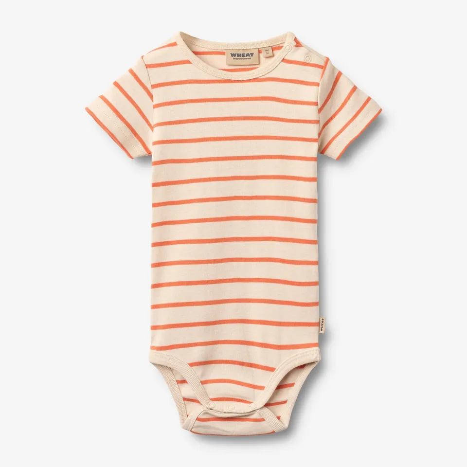 wheat-edvald-baby-body-orange-stripe-bio image 1