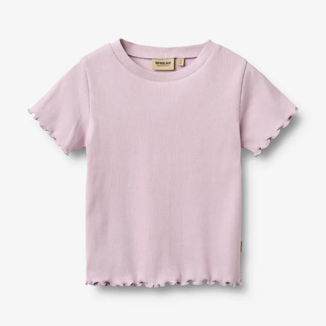 wheat-alicia-rib-t-shirt-s-s-lavender-bio-baumwolle image 1