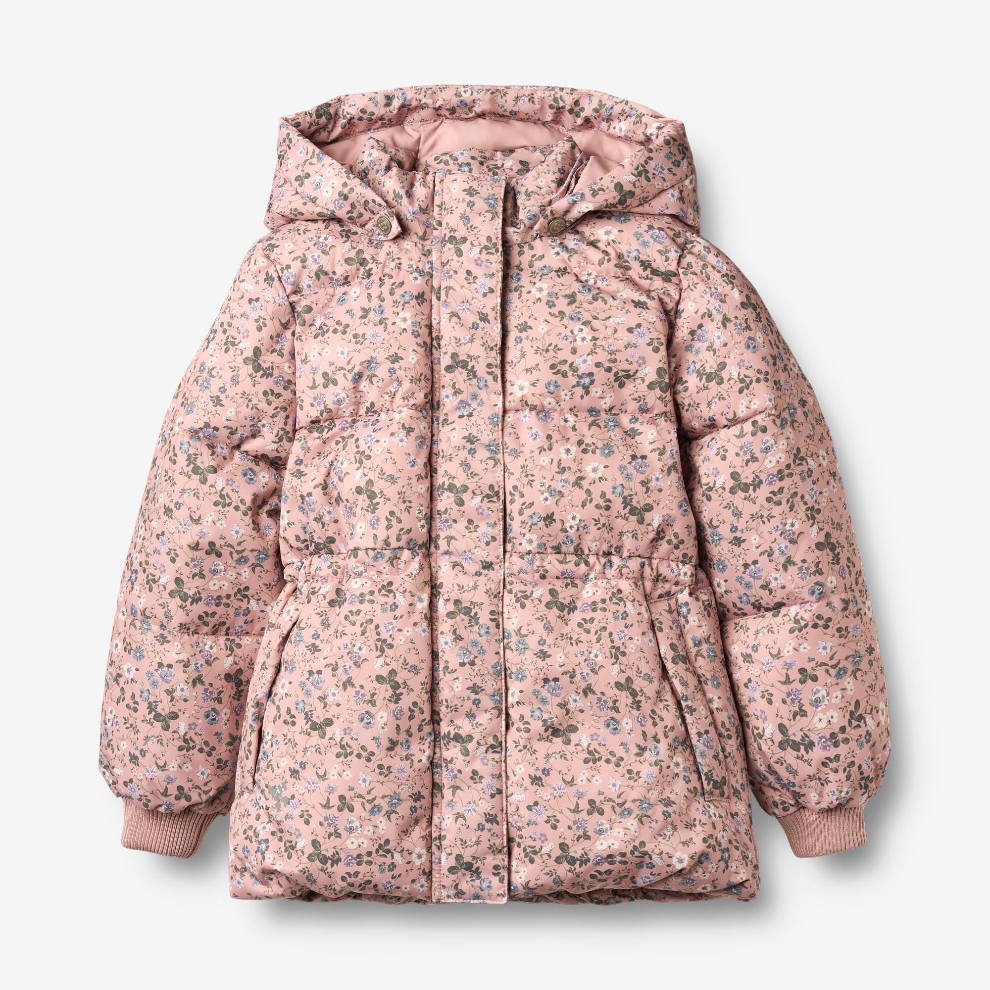 wheat-outerwear-eli-steppjacke-m-dchen-rose-powder-flowers image 1