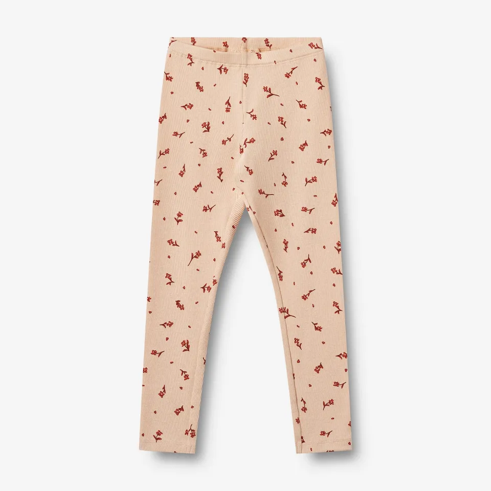 wheat-jules-leggings-rose-water-flowers-bio-jersey-blumen image 1